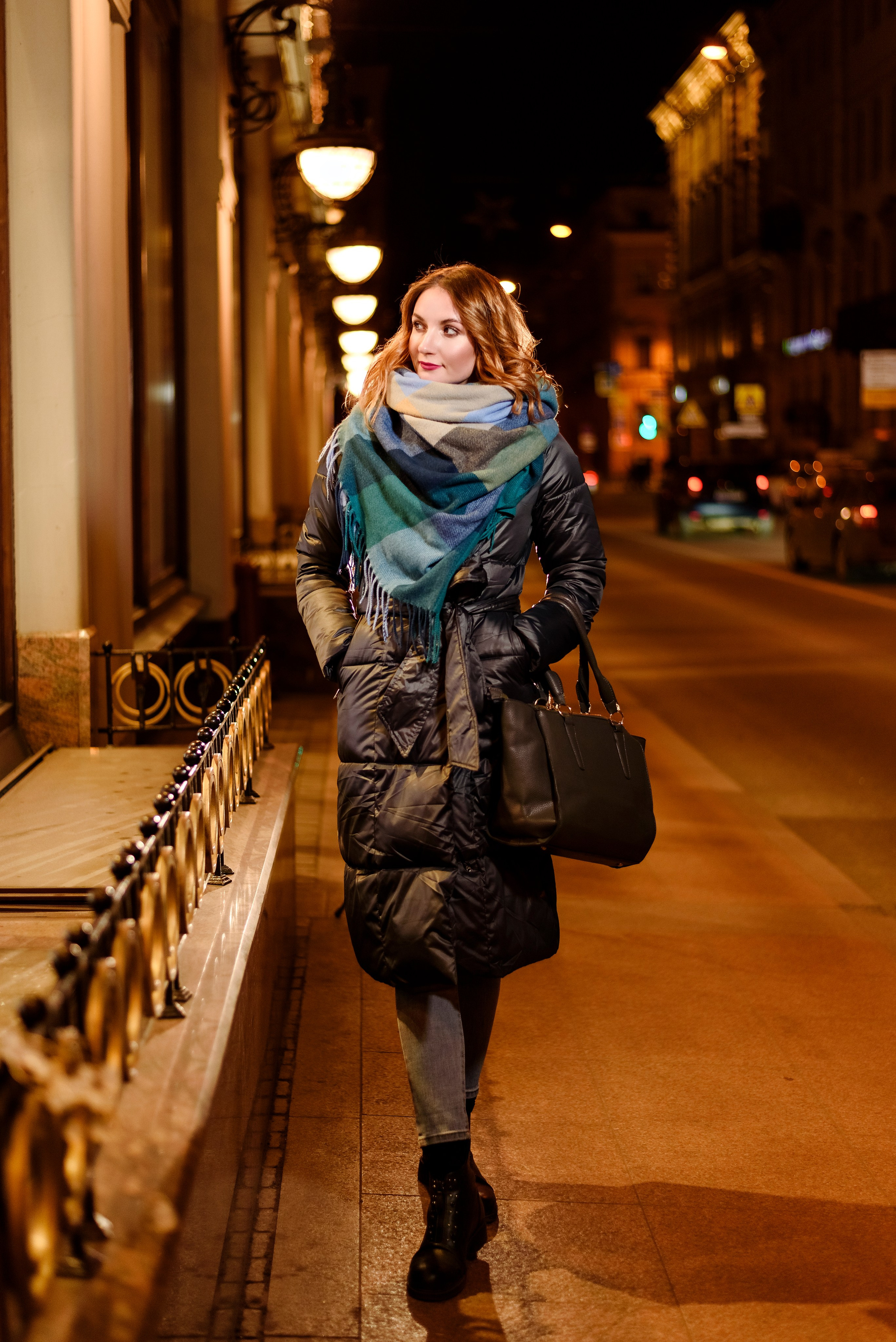 Фотопрогулка по ночному городу для Анастасии. Свадебный и семейный фотограф в Санкт-Петербурге Олеся Еремеева