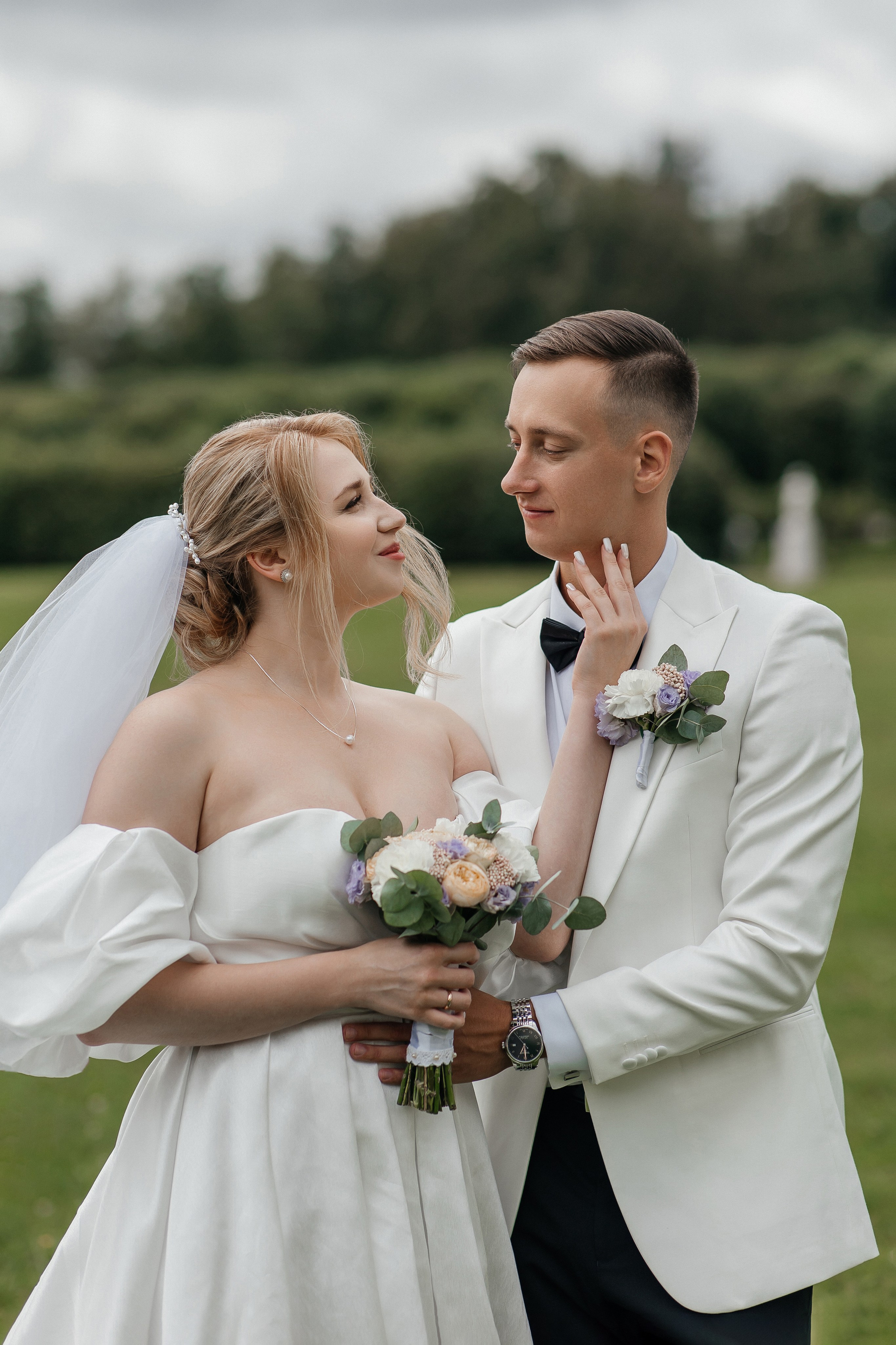 свадебная фотосессия в усадьбе Архангельское