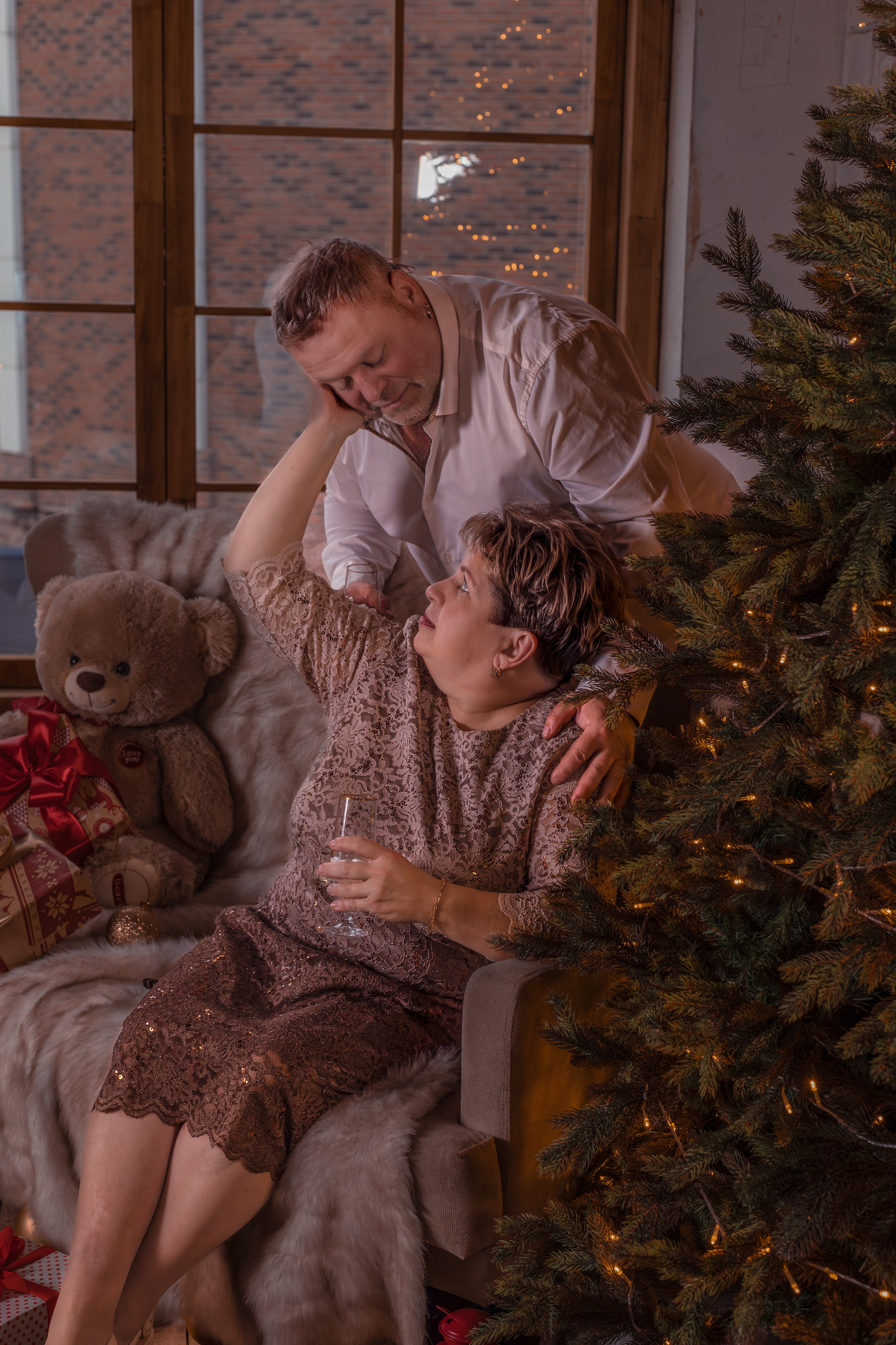 Новогодняя фотосессия для Татьяны и Валерия. Семейный и свадебный фотограф в Москве и Домодедово Анна Авилочкина