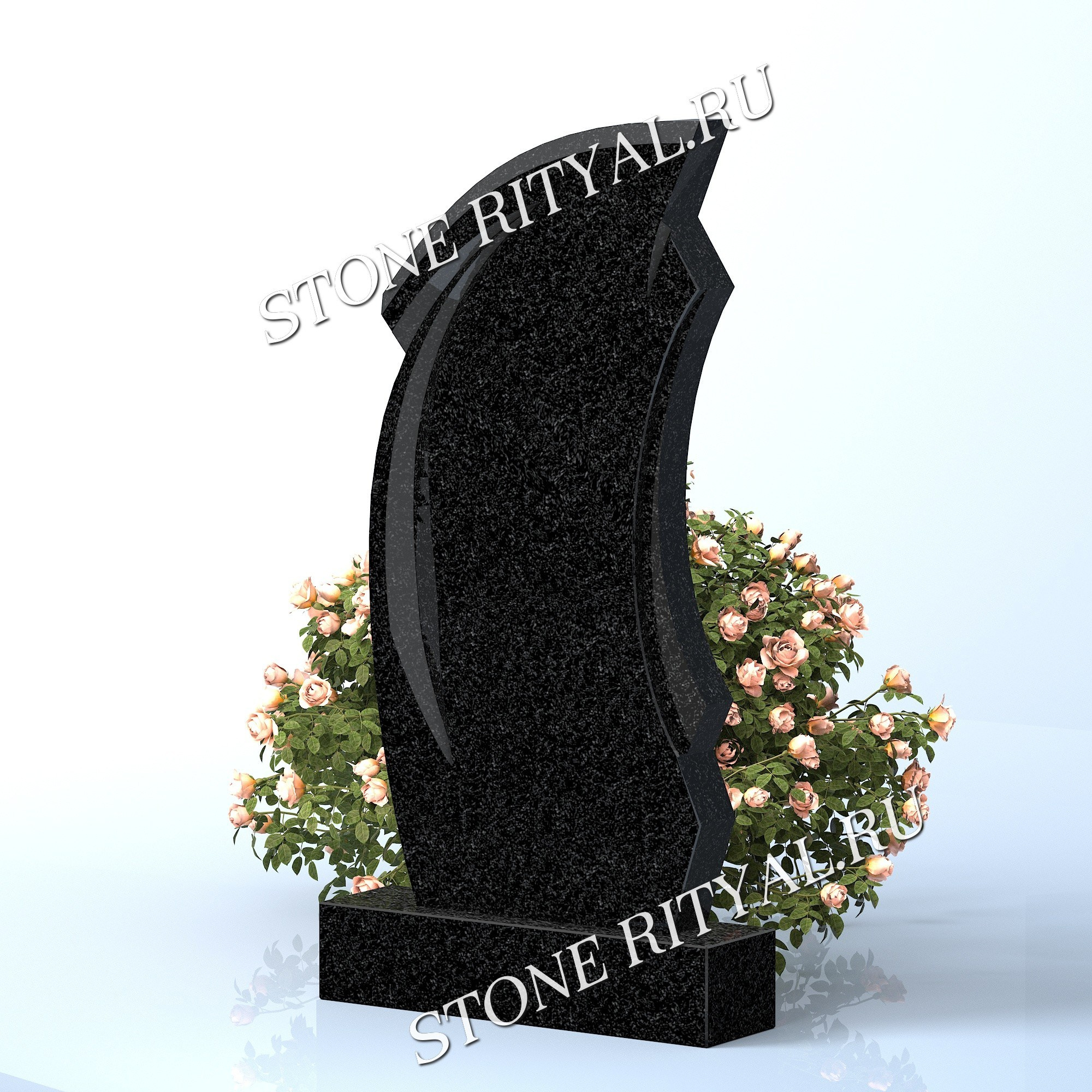 Вертикальные памятники прямые. Изготовление и установка памятников в Москве и МО