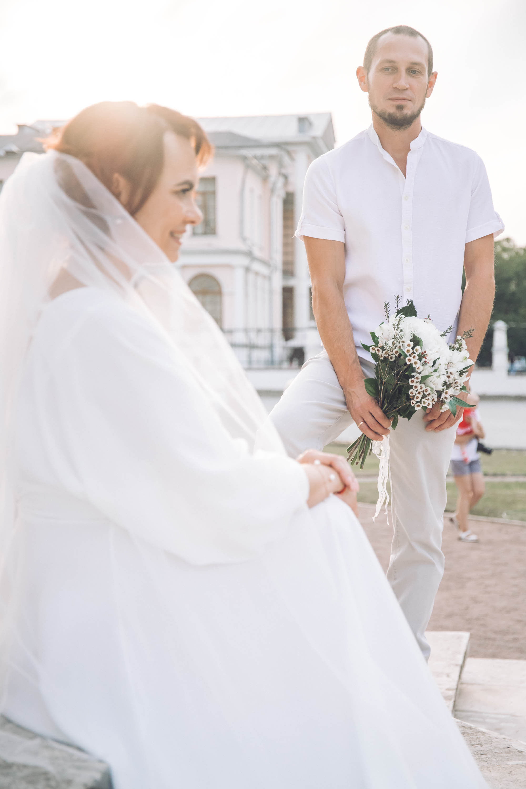 Фотосессия свадьбы Анны и Виктора. Фотограф — художник в Москве Васильева Юлия