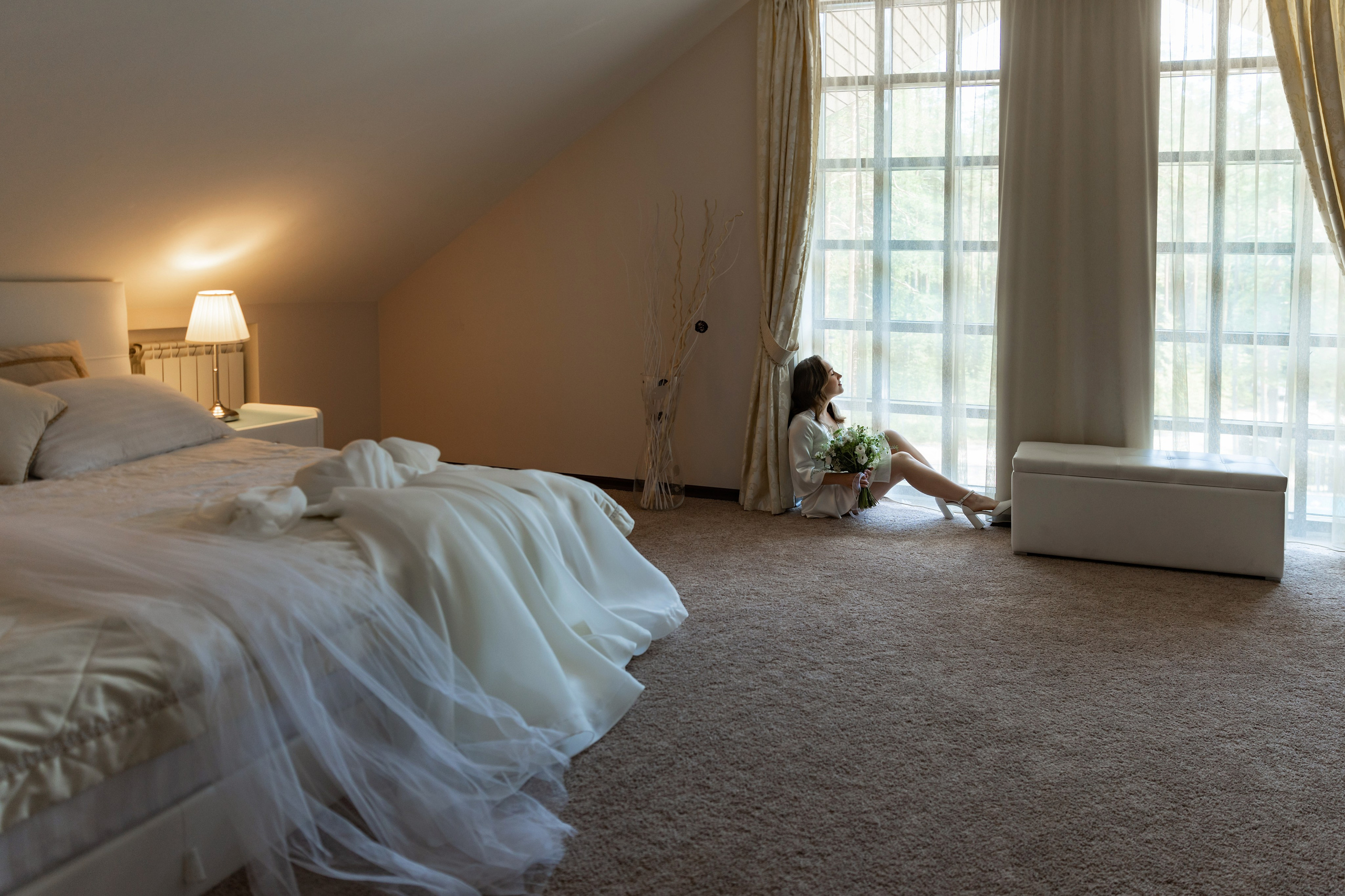 Анонс свадьбы загородом. Свадебный и портретный фотограф в Санкт-Петербурге Надежда Чечулина