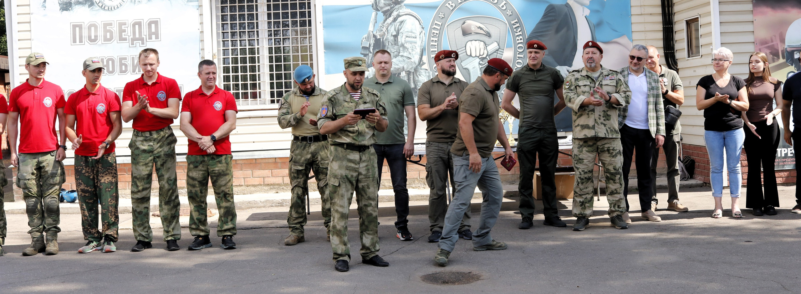 Награждение всероссийский турнир по триатлону Юный спецназовец