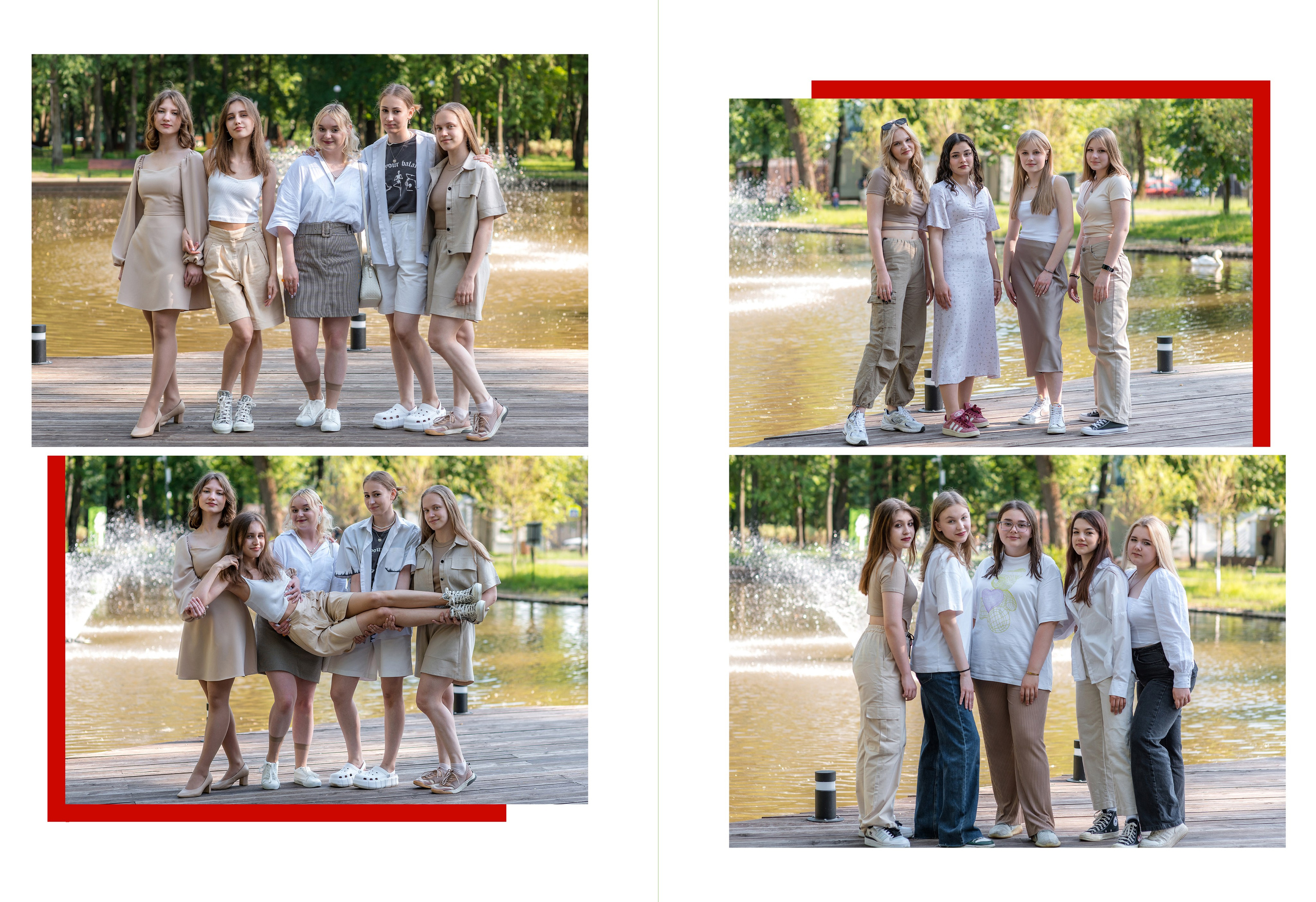 Пример многостраничного выпускного альбома в твердой обложке для 9 и 11 классов