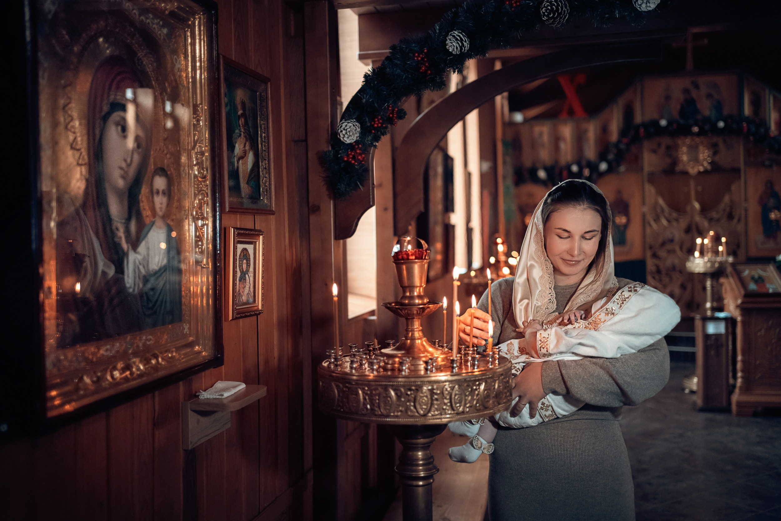 Крещение в храме Блж.Ксении Петербургской Севастополь. Церковный фотограф Севастополь