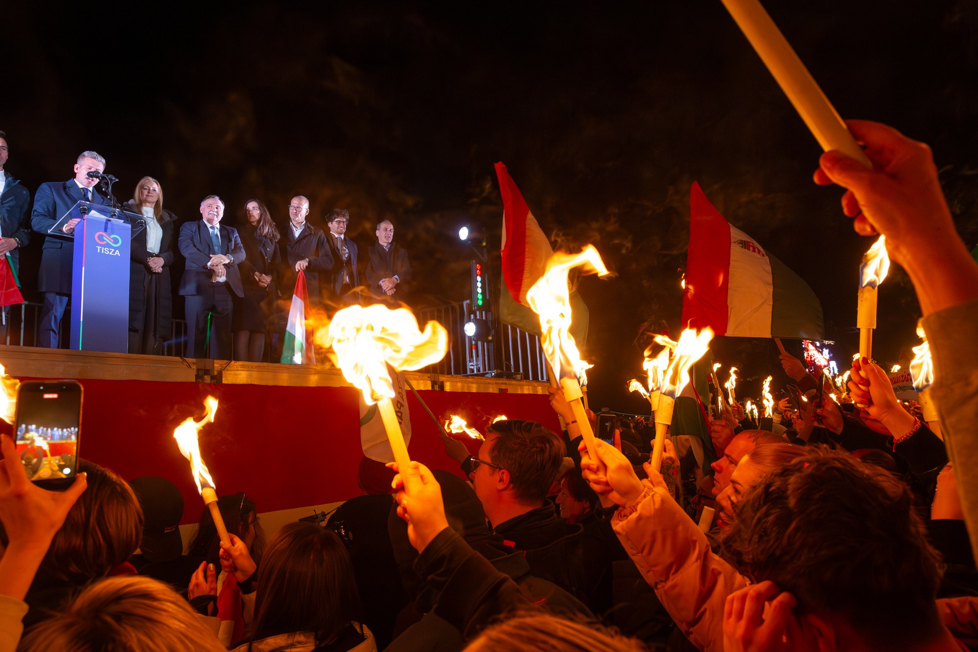 TISZA Victory Night, Hungary 2026. Photographer in Budapest — Yura Knyazev