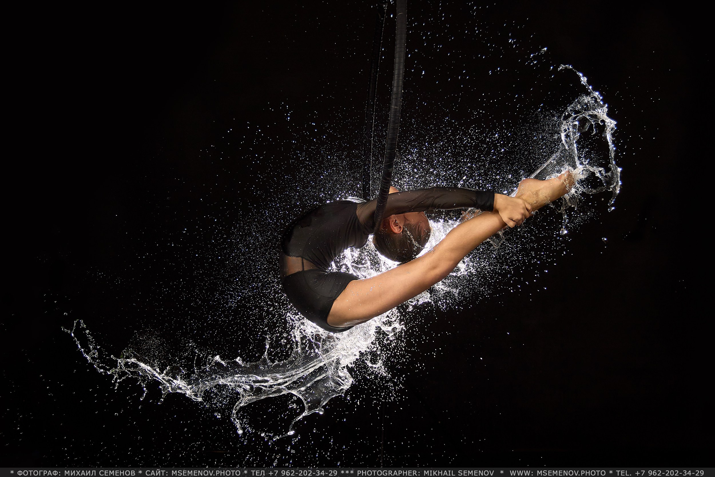 AQUA-photo session. Photographer for business Mikhail Semenov. Aqua photo studio, photo school