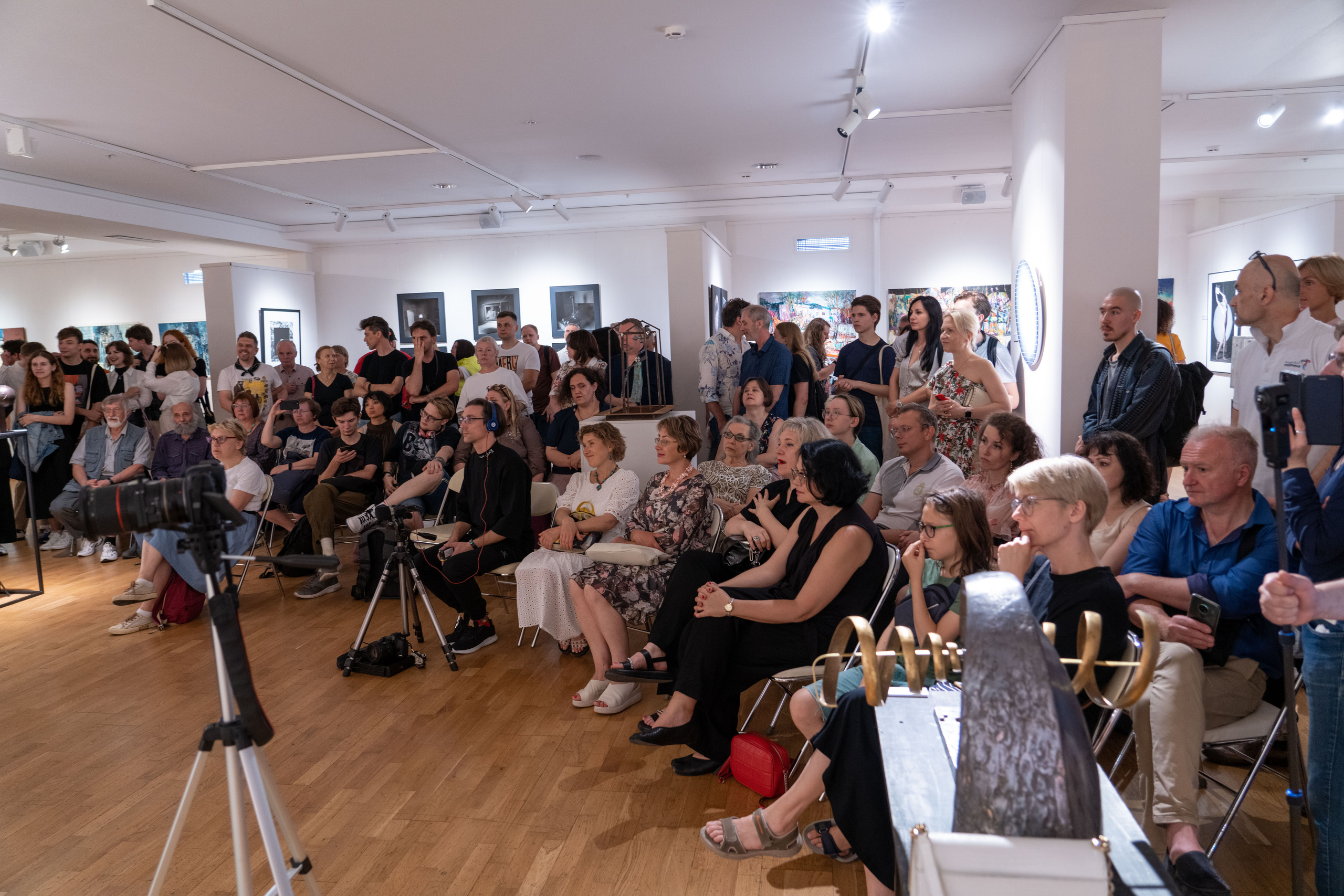 Художественная выставка. Фотограф Михаил Стенин