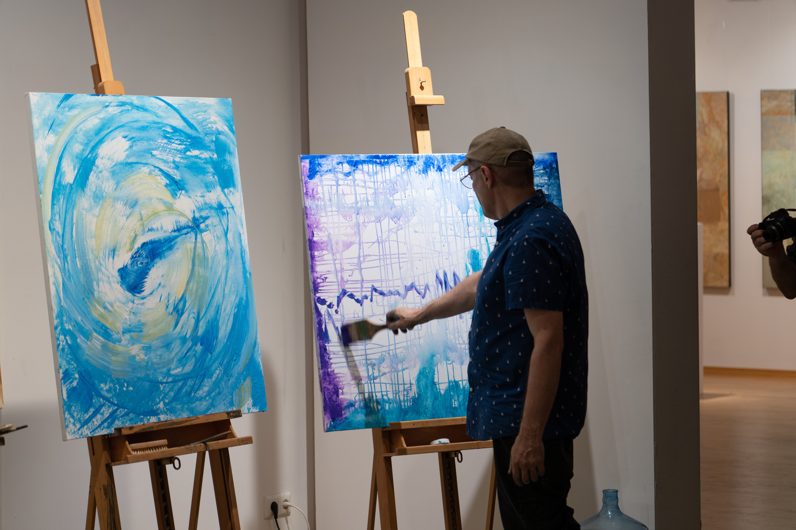 Художественная выставка. Фотограф Михаил Стенин