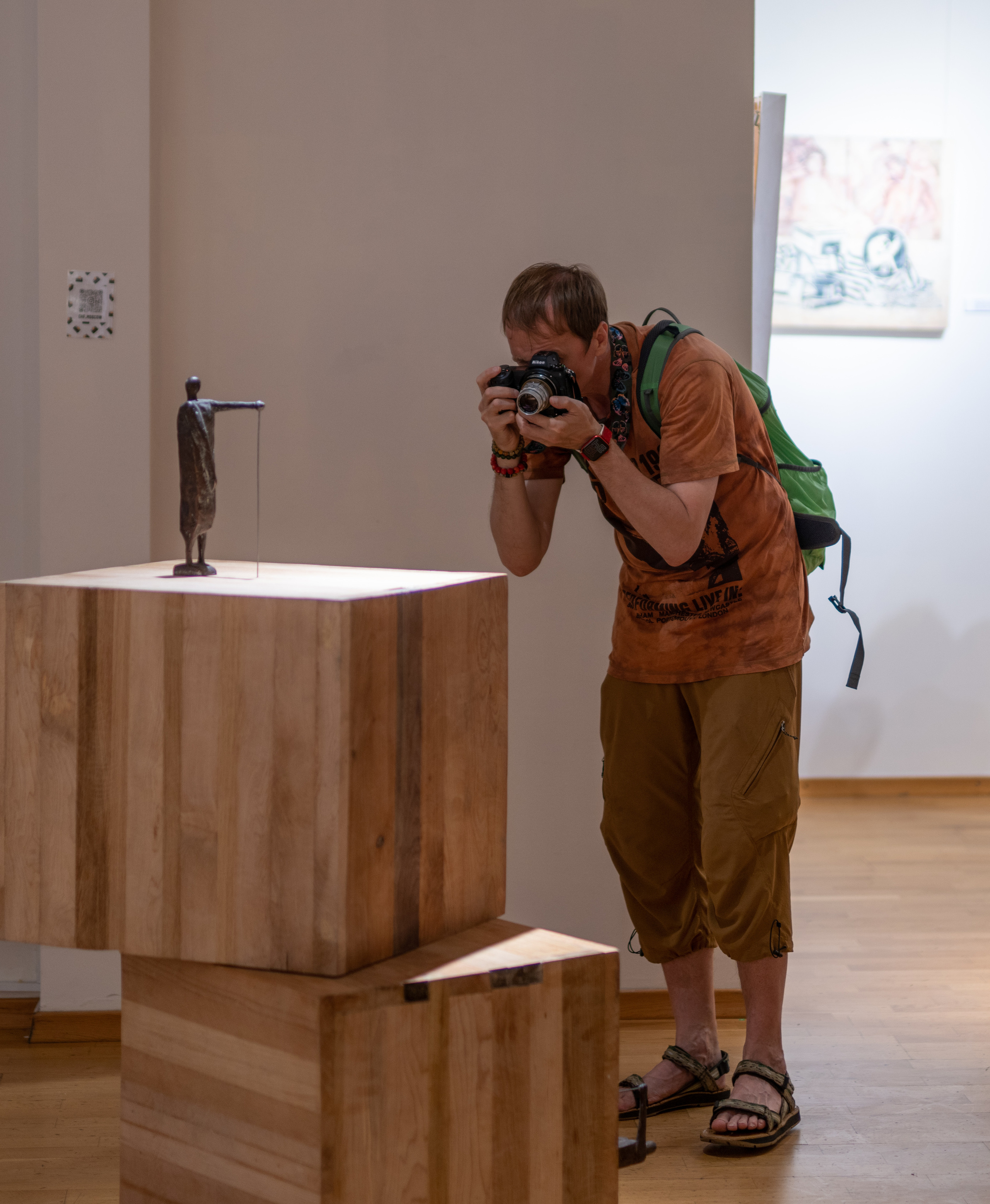 Художественная выставка. Фотограф Михаил Стенин