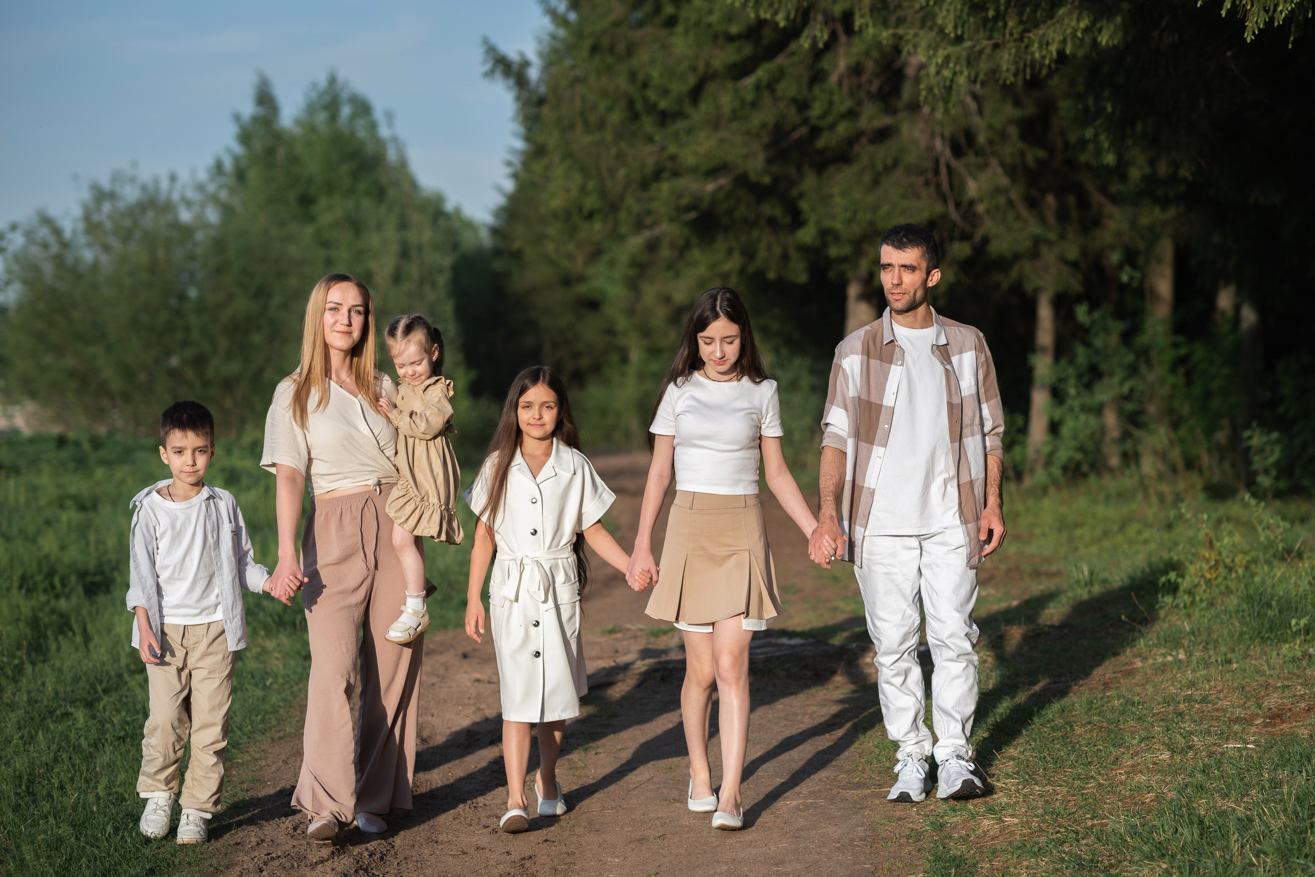 Большая семья. Фотограф новорождённых детский фотограф Сыктывкар Наталья Линдт