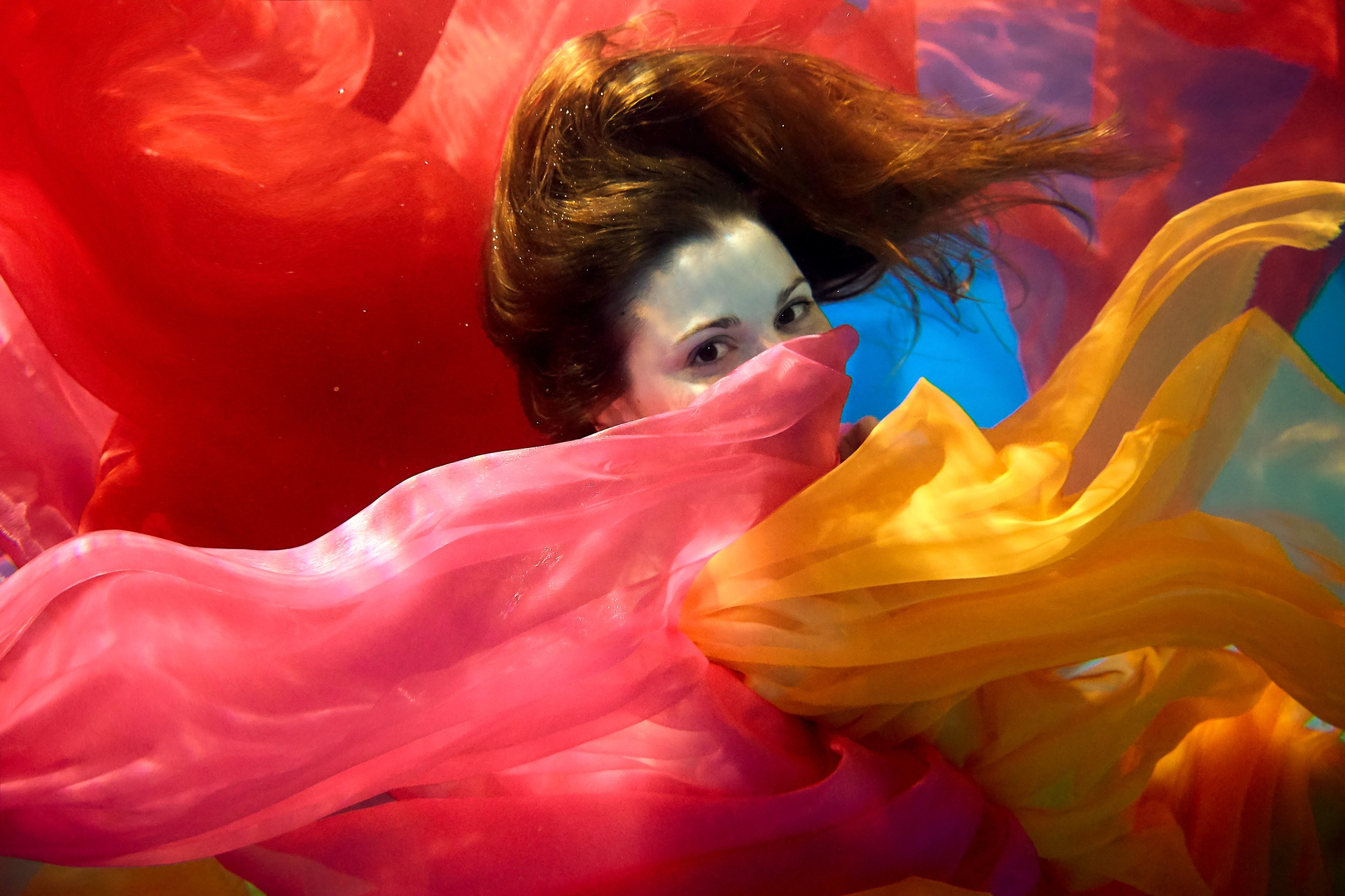 Подводная фотосессия в бассейне г. Ярославль. Фотограф Михаил Семенов