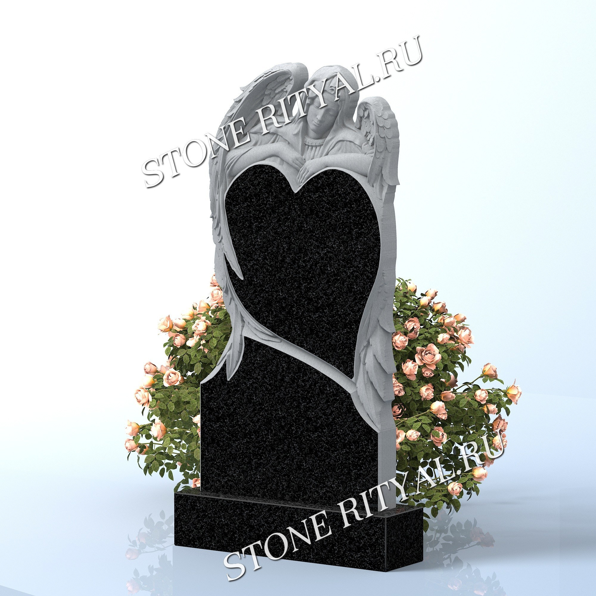 Вертикальные памятники фигурные. Изготовление и установка памятников в Москве и МО