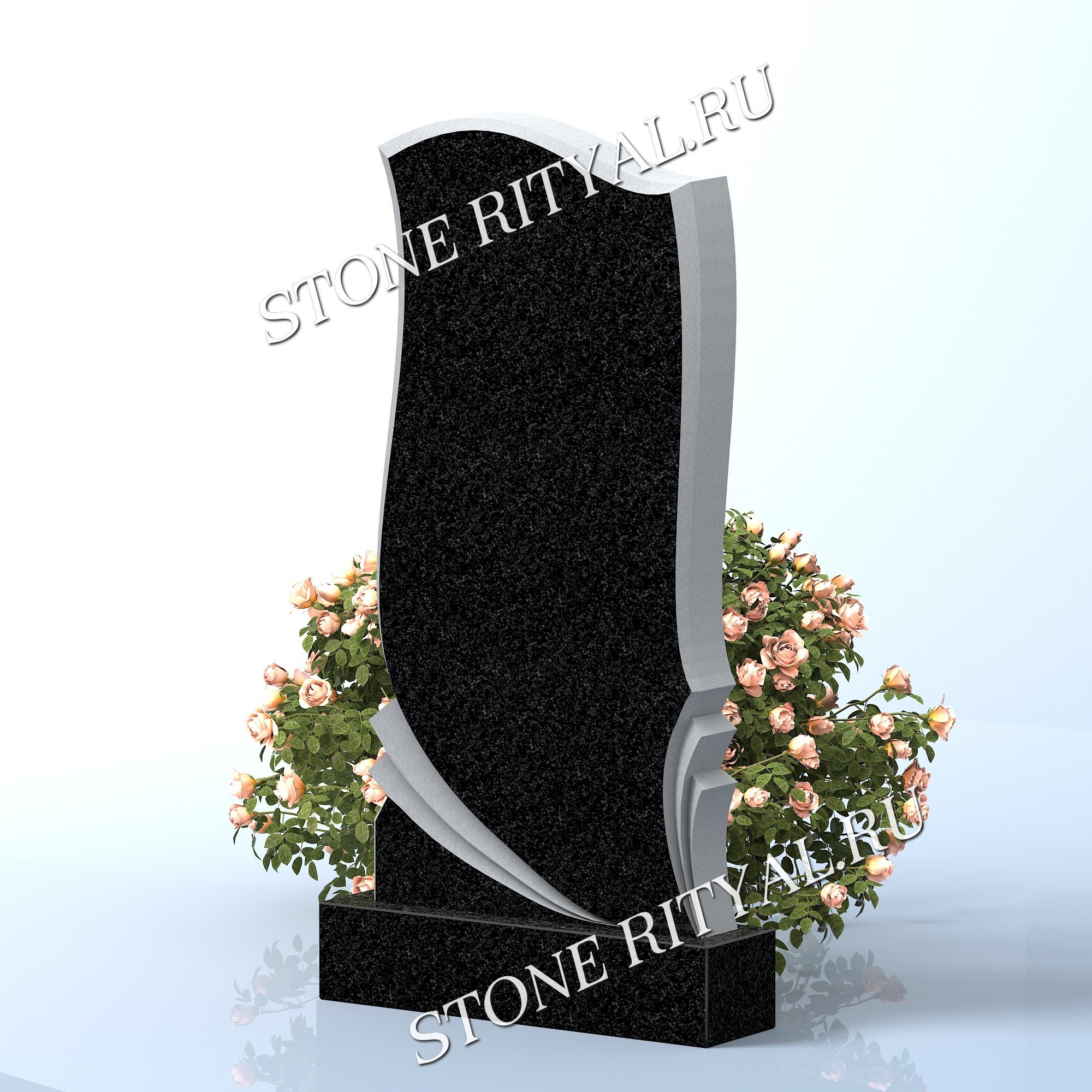 Вертикальные памятники прямые. Изготовление и установка памятников в Москве и МО