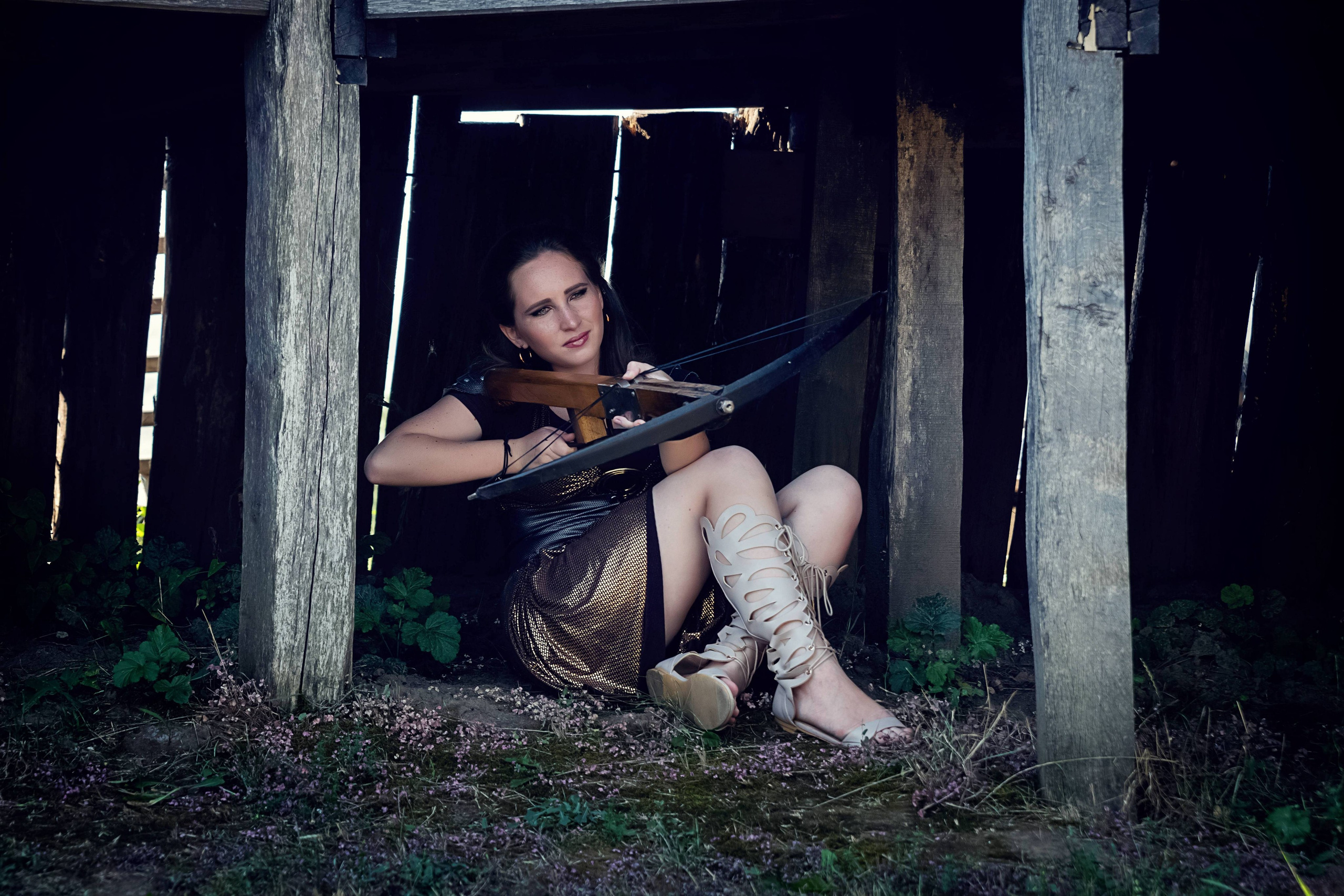 Женский рыцарский портрет. Арт студия «Пегас». Фото- и видео- съемка