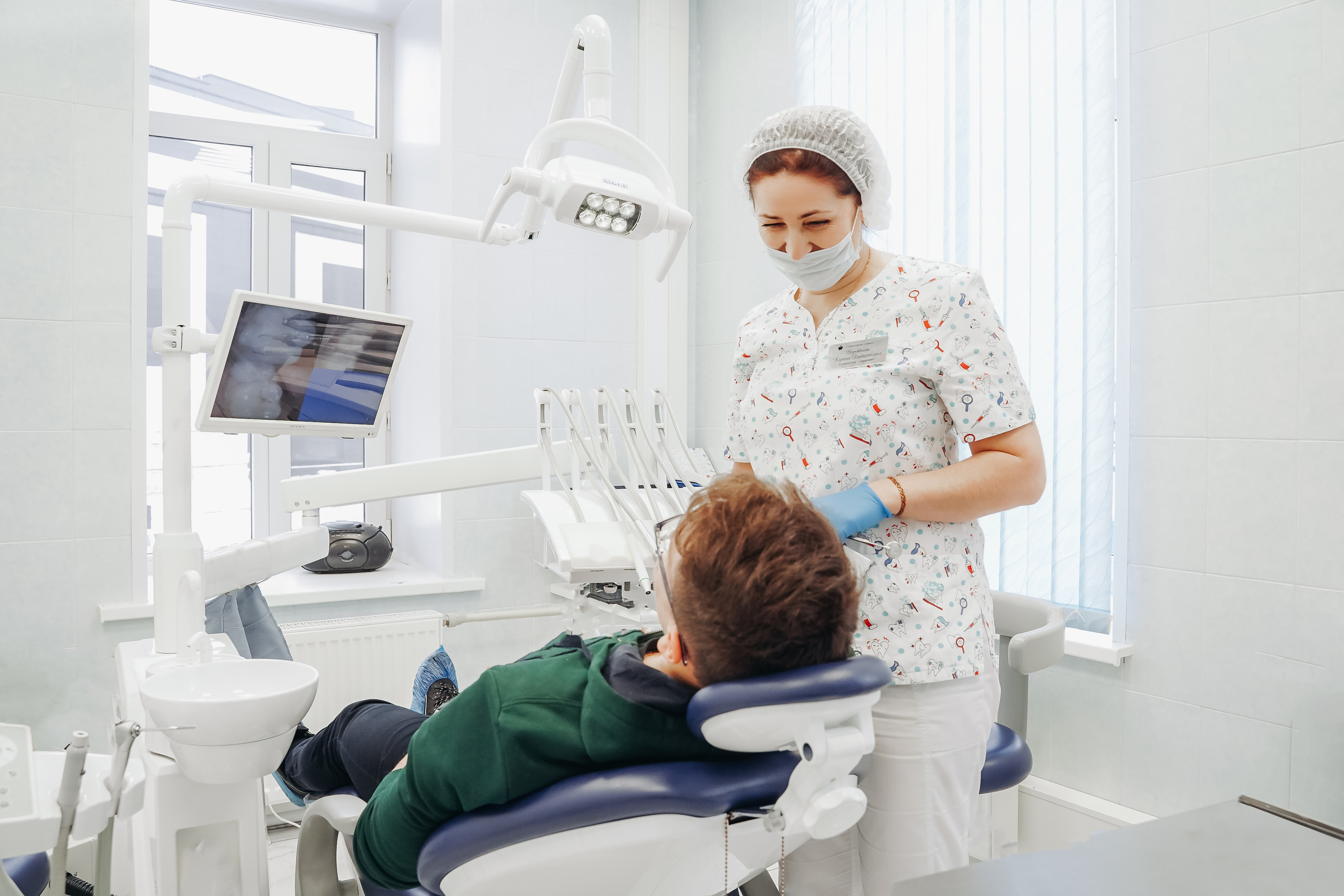 Бизнес фотосессия для стоматологии Улыбка