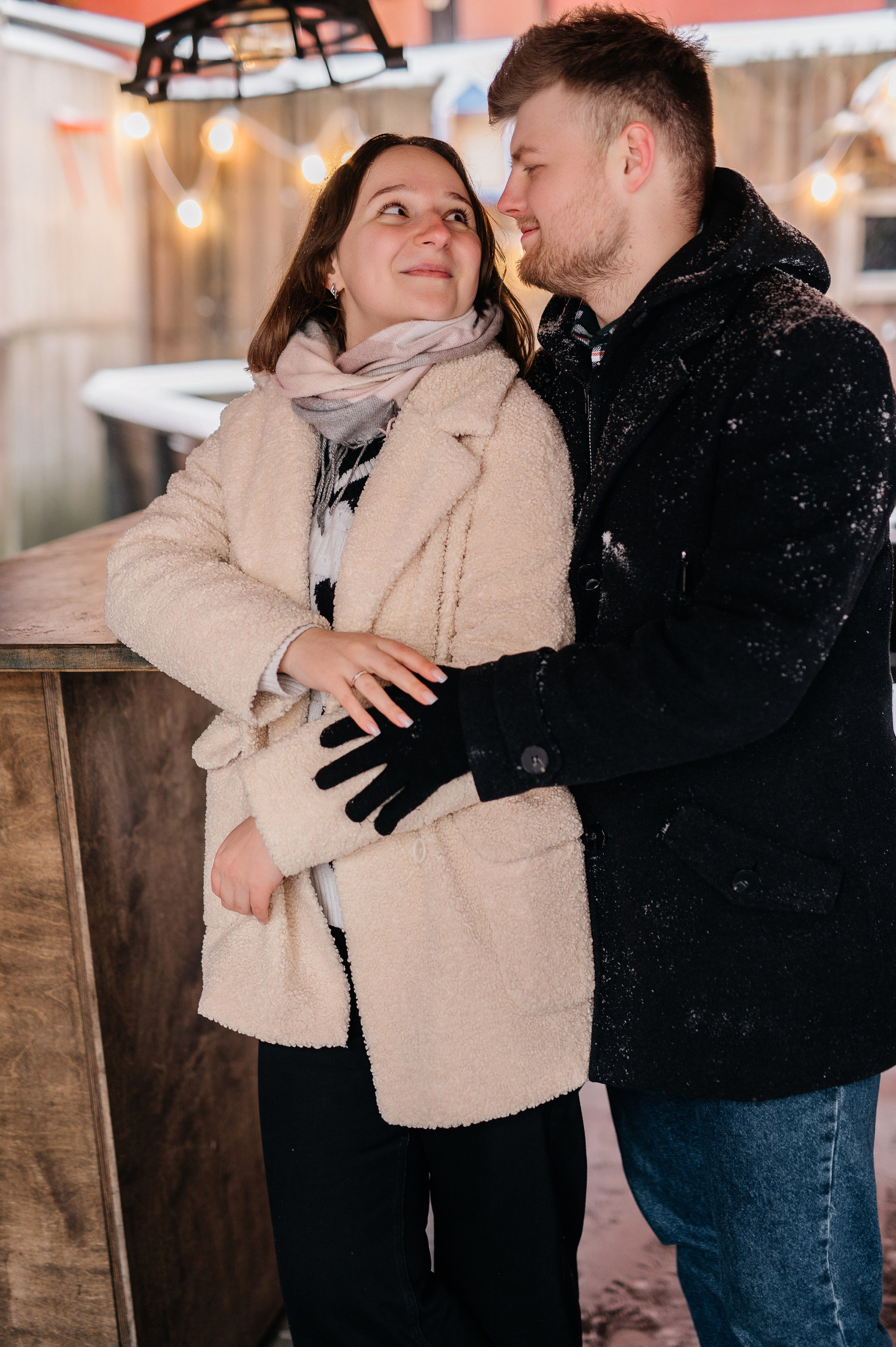 Зимняя фотосессия для Влада и Алены. Катя Курлович — семейный фотограф в Бобруйске и Минске