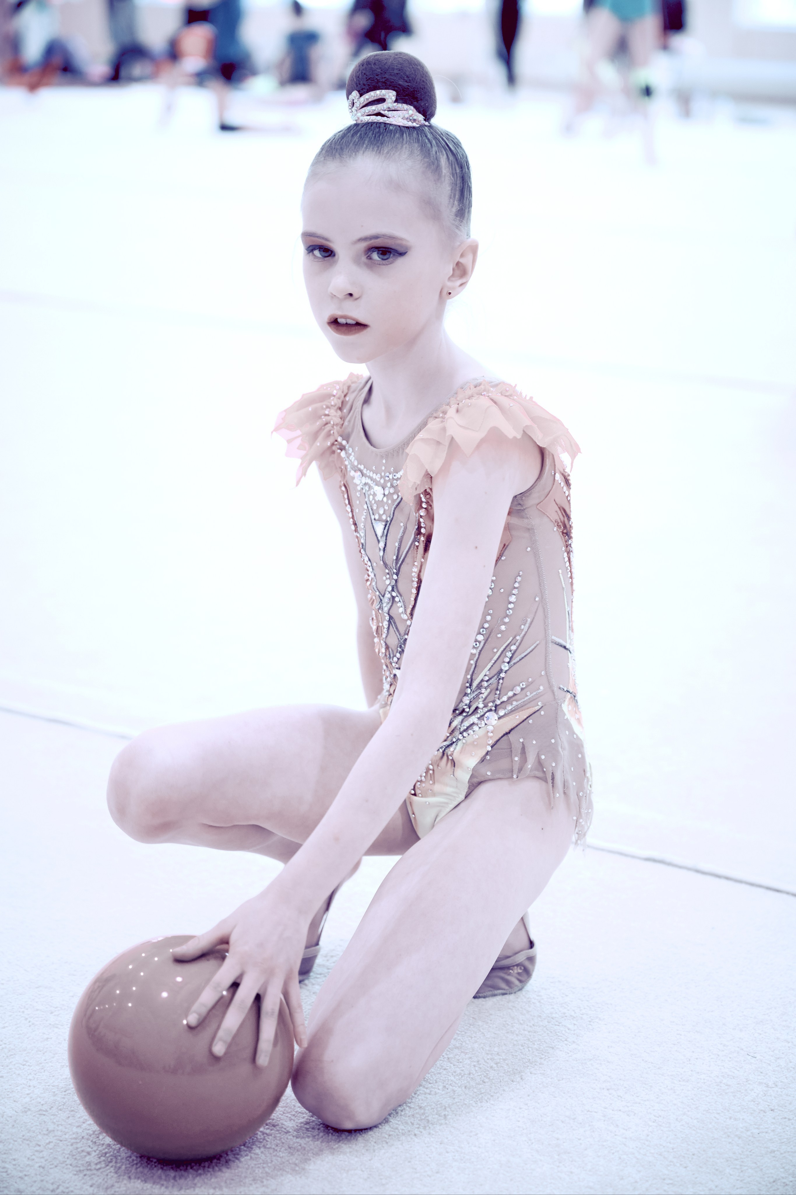 фотосессия на выступлении по художественной гимнастике