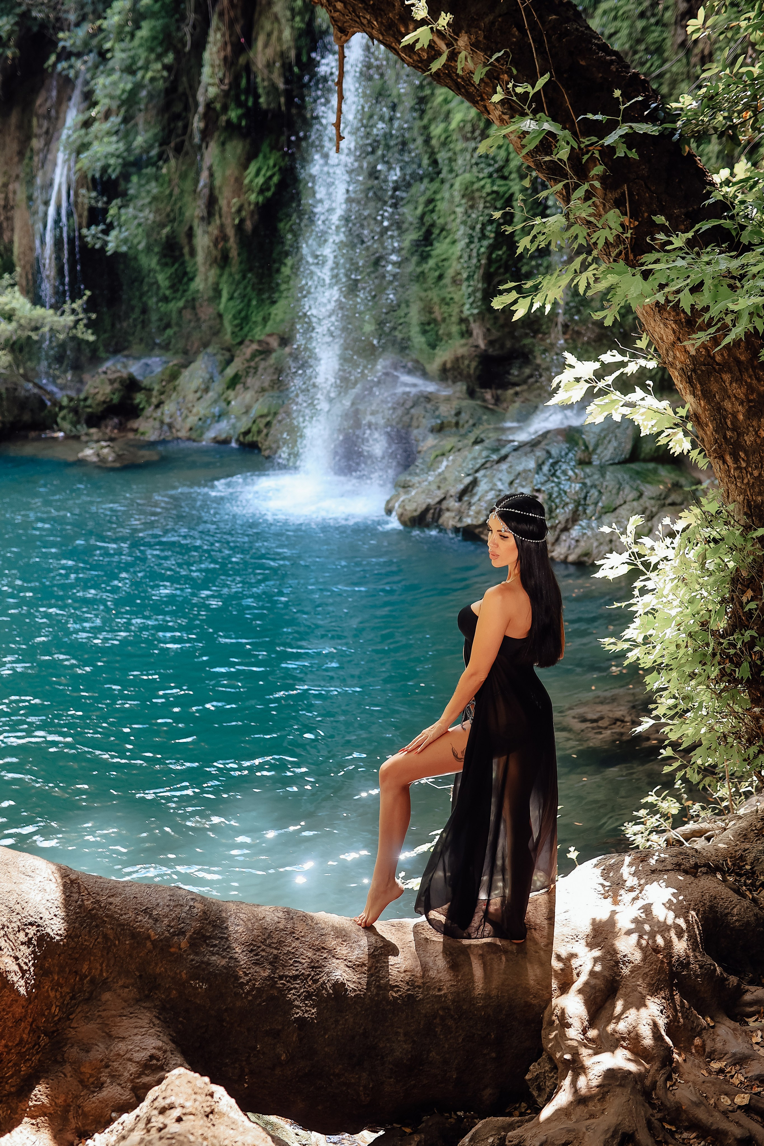 Photoshooting at Kurshunlu waterfall