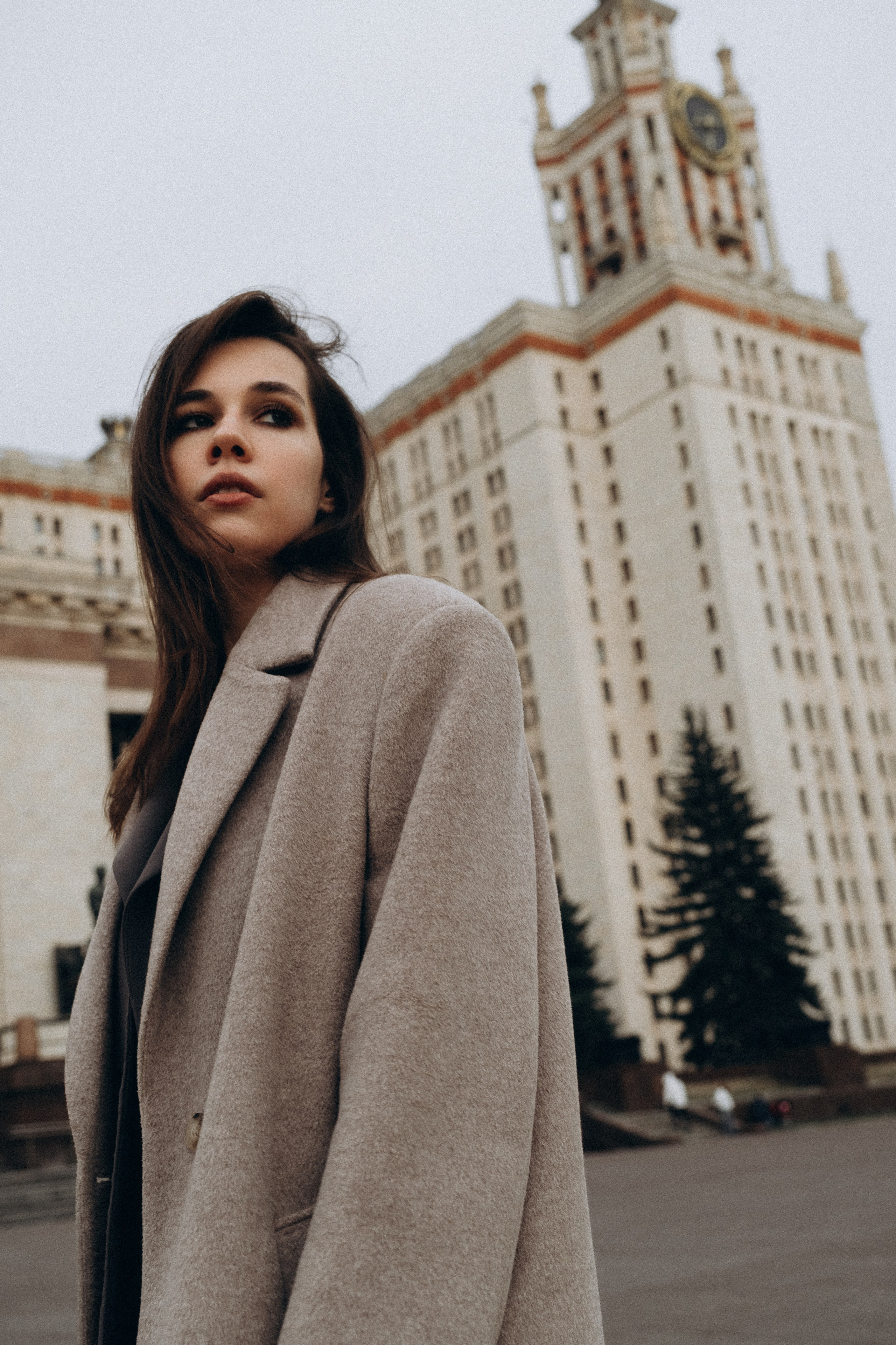 портретная фотосессия Москва МГУ фото девушки женский портрет