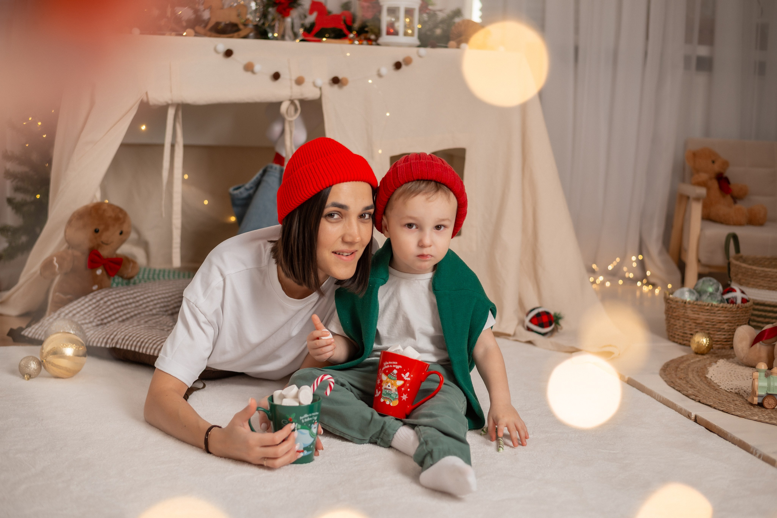 Семейная новогодняя фотосессия детская новогодняяя фотосессия Крымск. Детский и семейный фотограф в г. Крымске