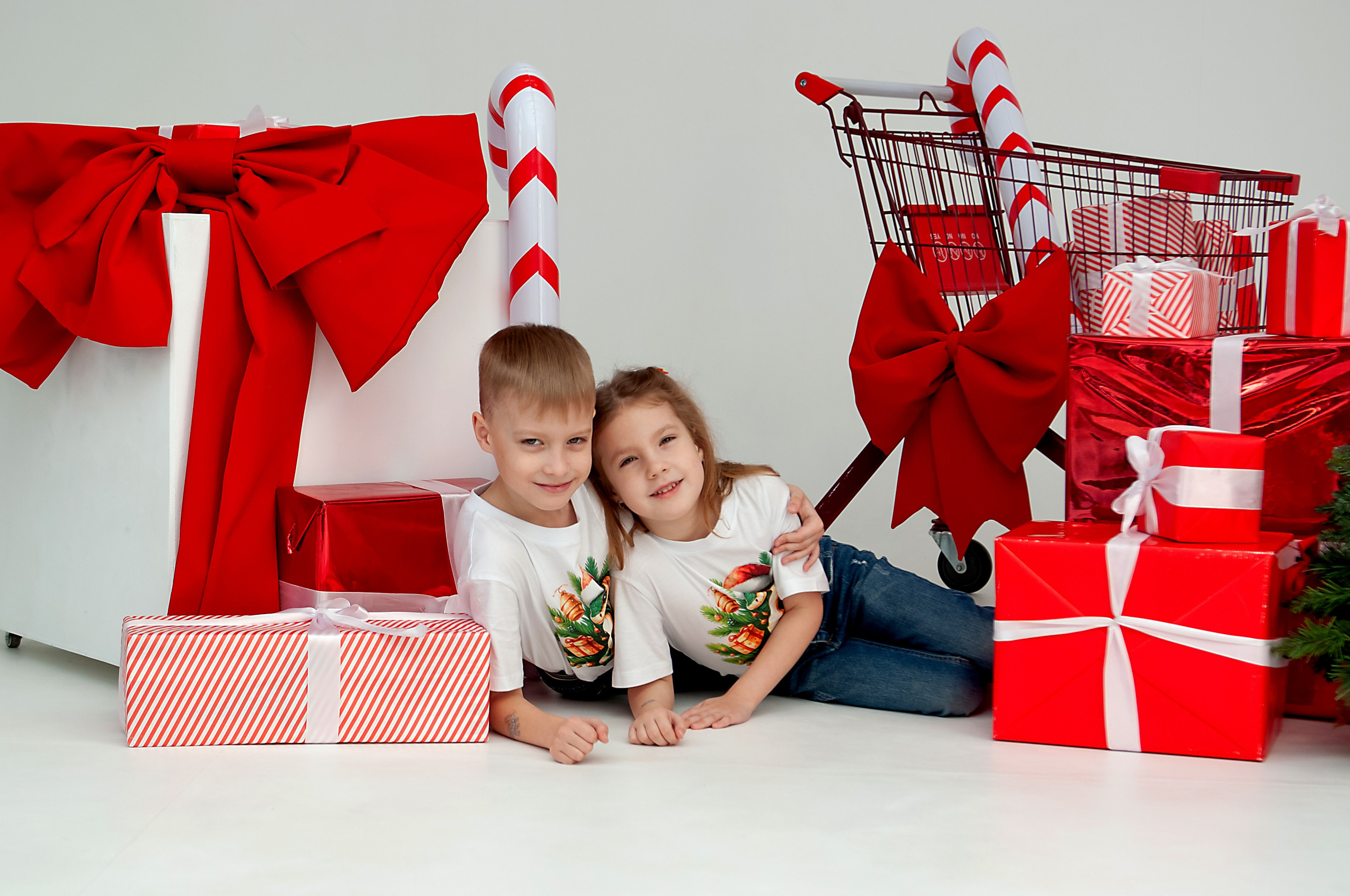 Новогодняя фотосессия для семьи Смазновых. Фотограф в Хабаровске