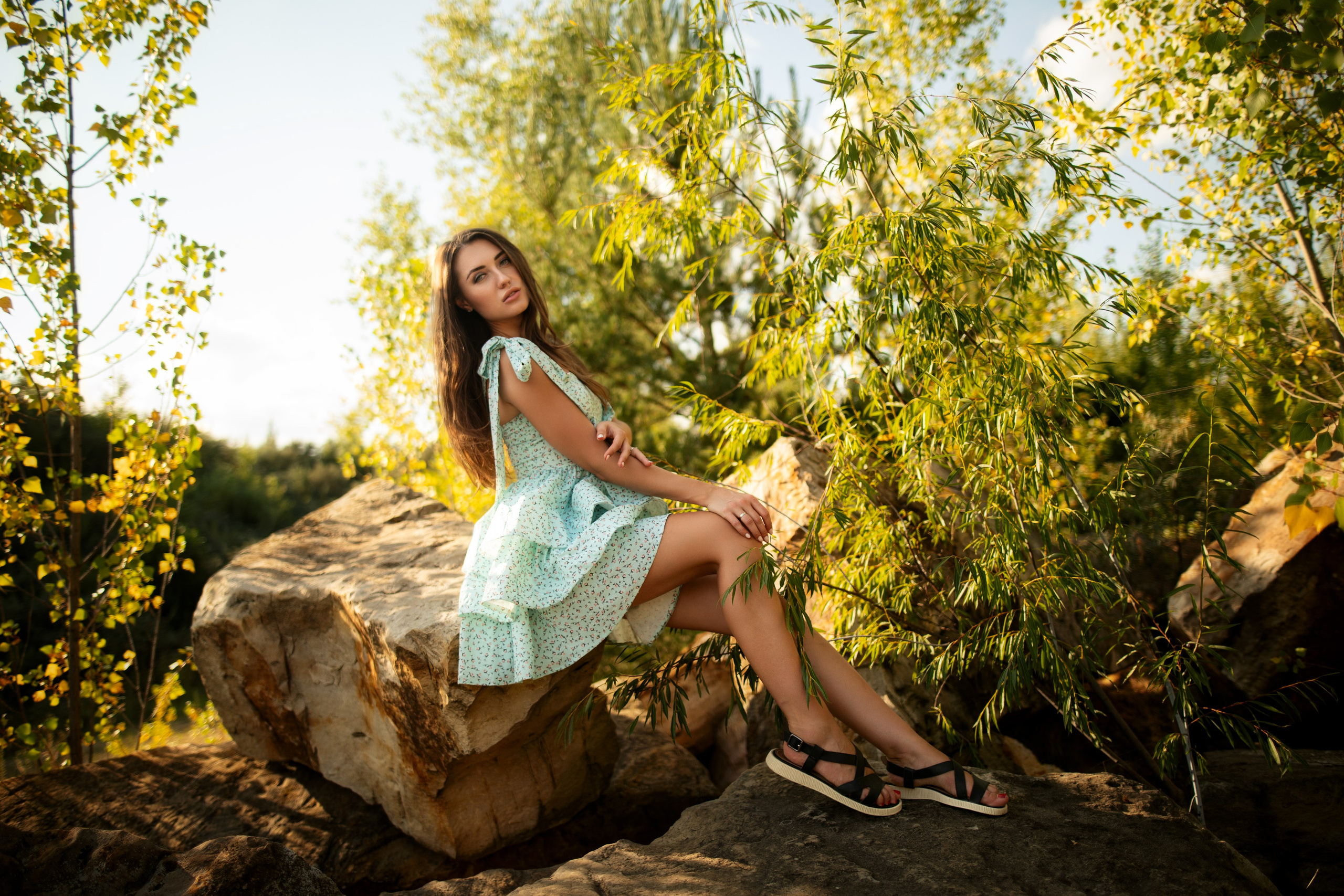 Фотосет с Анастасией в парке Белый колодец для «себя». Дмитрий Шульгин, портретный фотограф в Воронеже