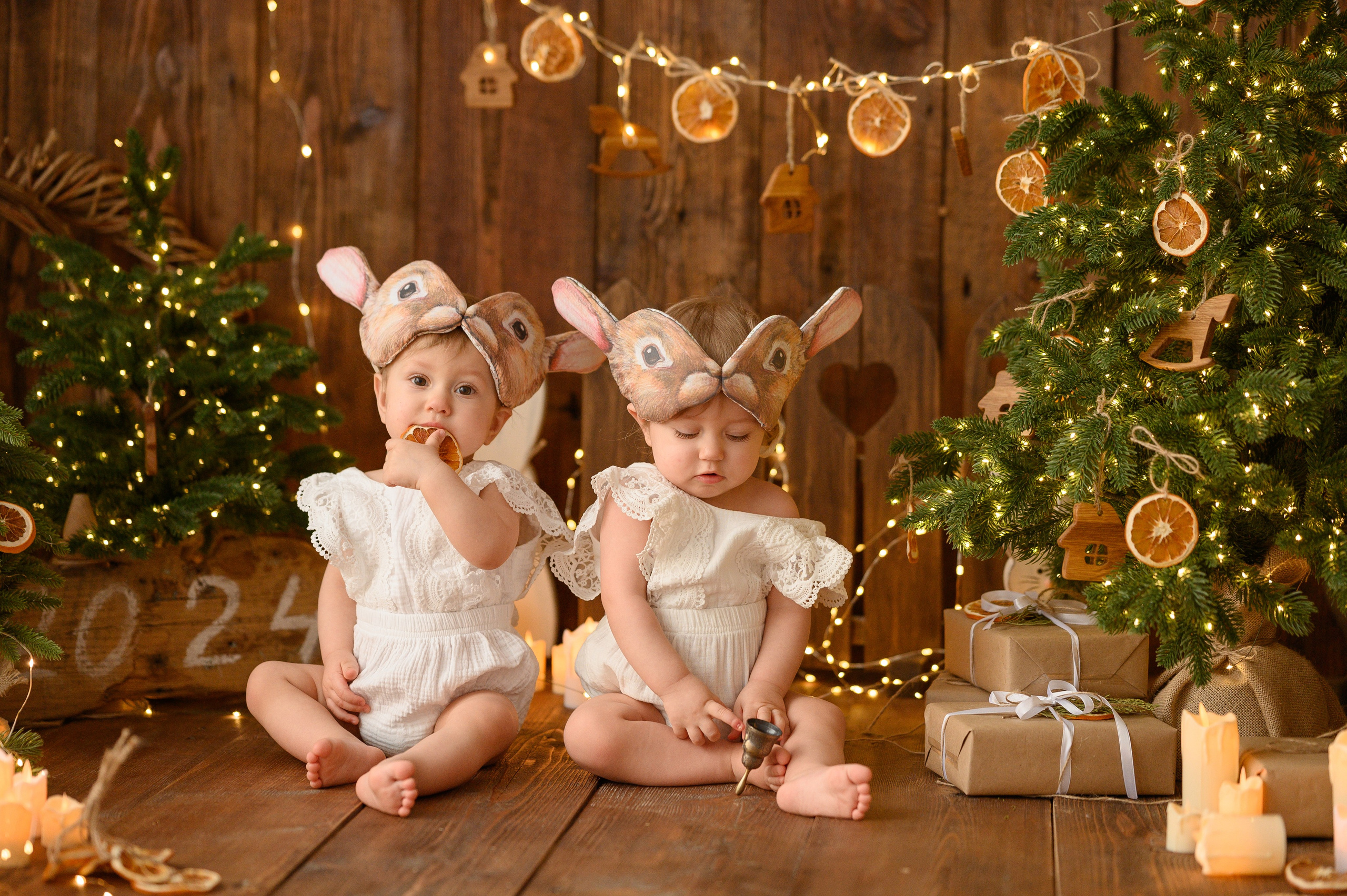 Катюше и Лизоньке годик. Детский и семейный фотограф Ирина Гладких