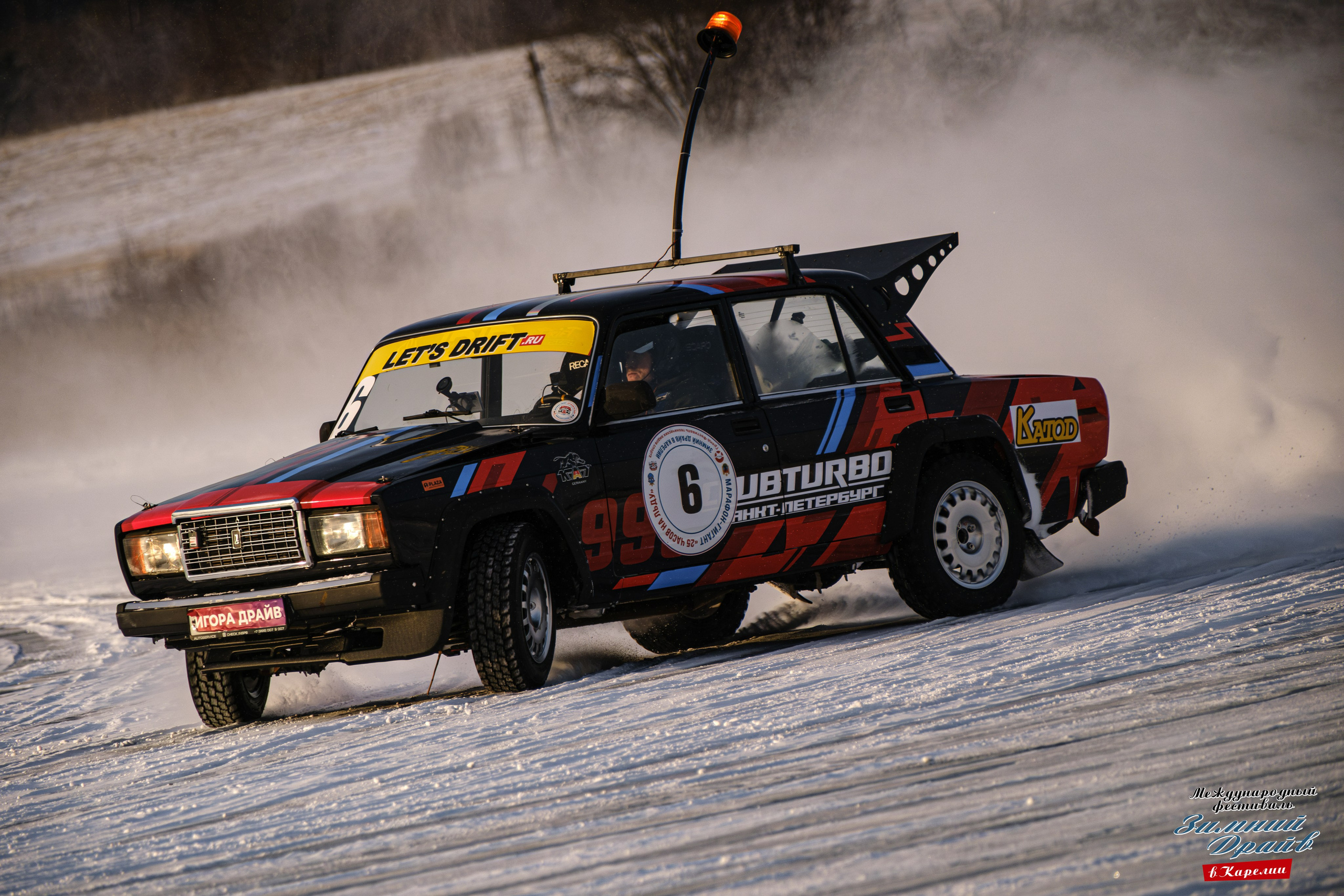 «Зимний Драйв в Карелии» Авто Марафон-гигант «25 часов на льду» Илона Накутис, Николай Грязин, джимхана, фотограф Антон Медведев, icoguar, Сортавала, Карелия