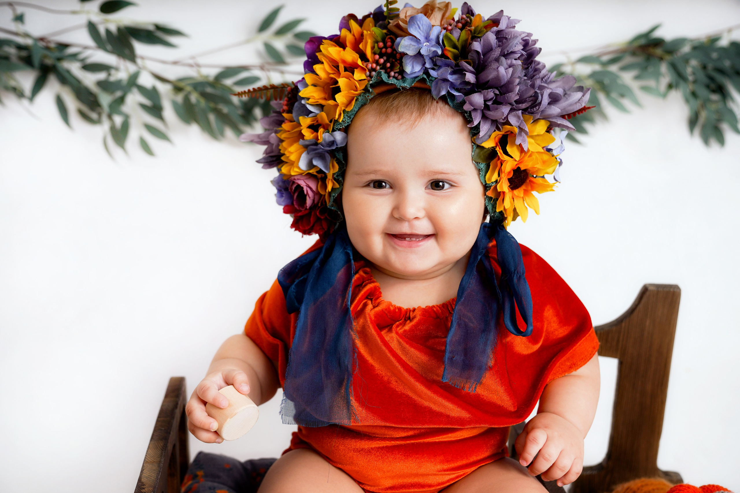 Фотосессия ГОДОВАСИЕ. Фотограф новорожденных, детей до года и беременных в Симферополе