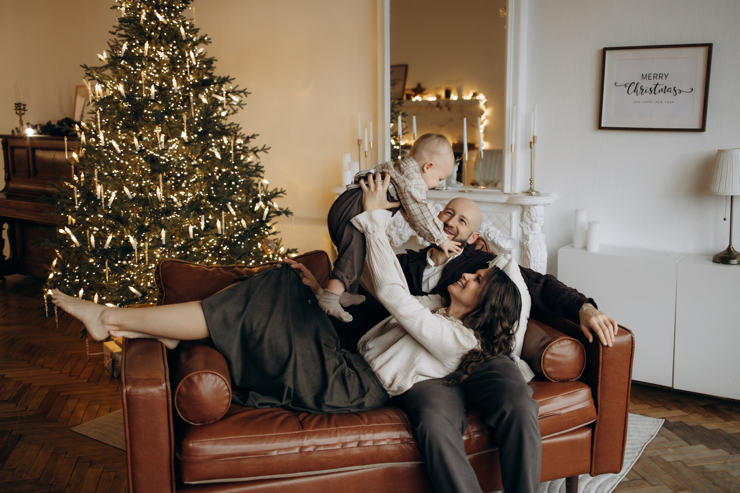 Новогодняя семейная история. Семейный фотограф Москва Юлиана Фетисова