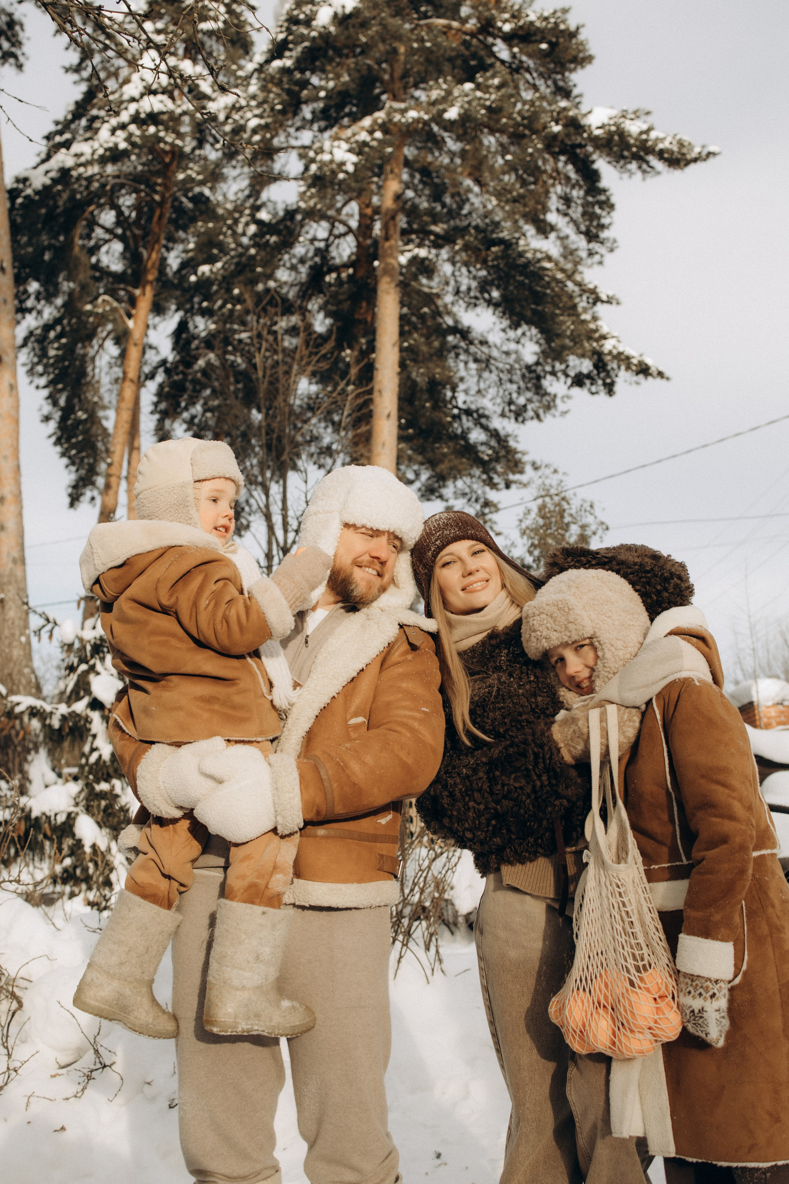 Зимняя фотосессия. Семейный фотограф Москва Юлиана Фетисова