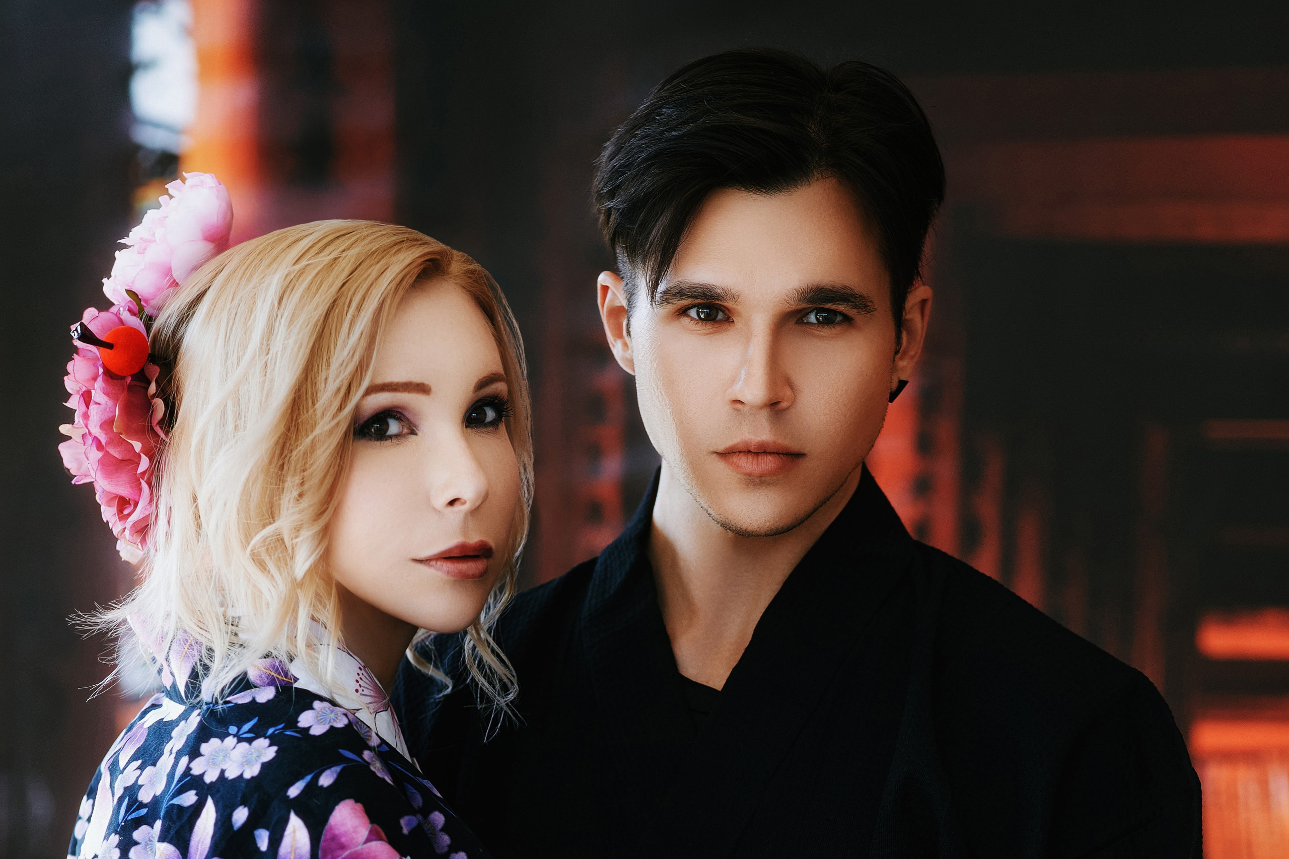 Пример портретной фотосессии в стиле азиатских айдолов для социальных сетей в Находке и Владивостоке