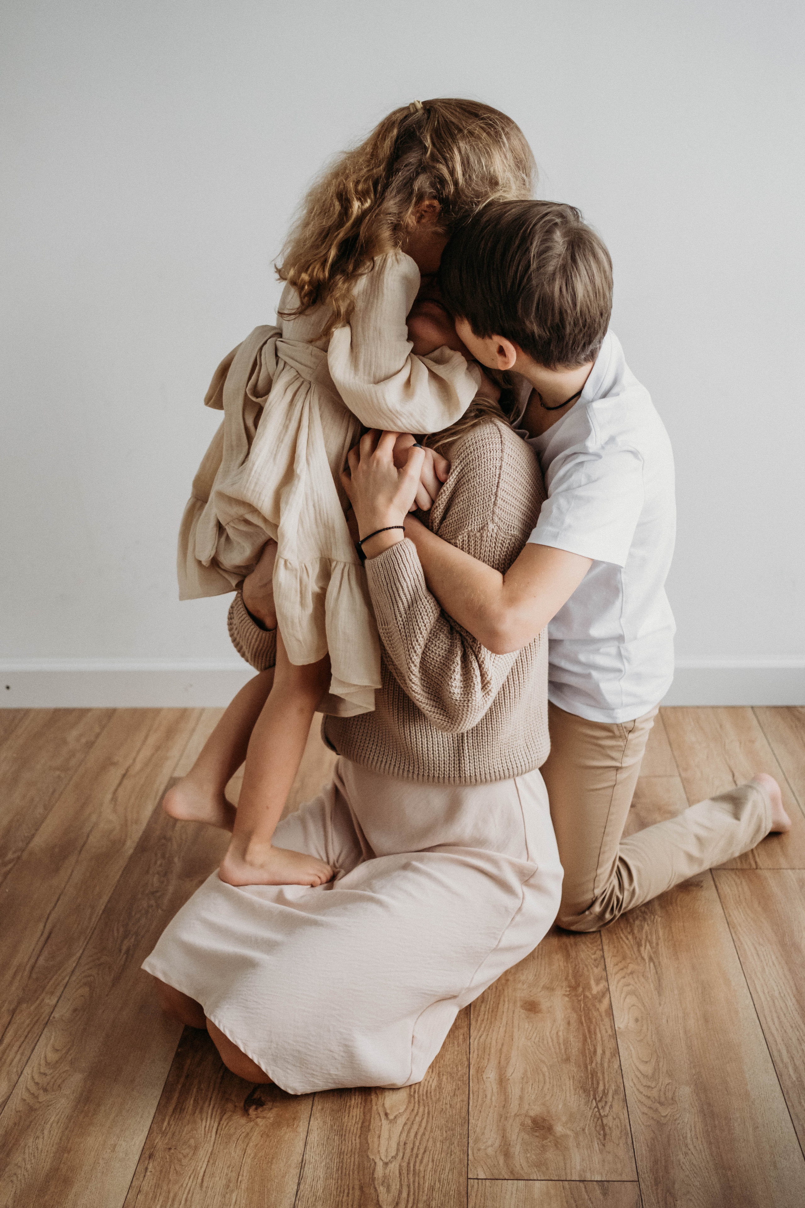 мама и дети фотосессия