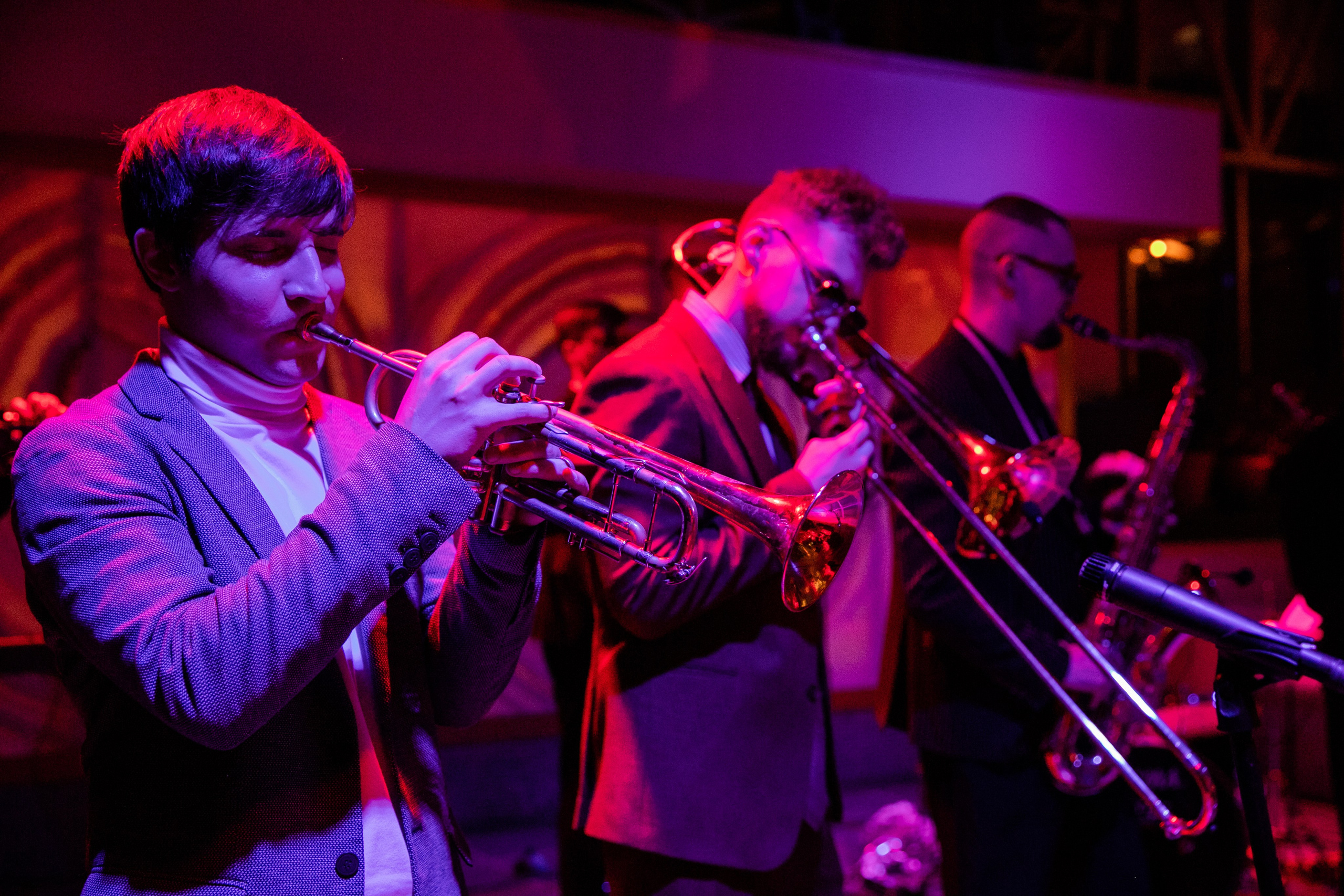 Mad Brass Band в Soho Rooms. Свадебный фотограф в Москве Элина Ларченкова. Фото, которые цепляют
