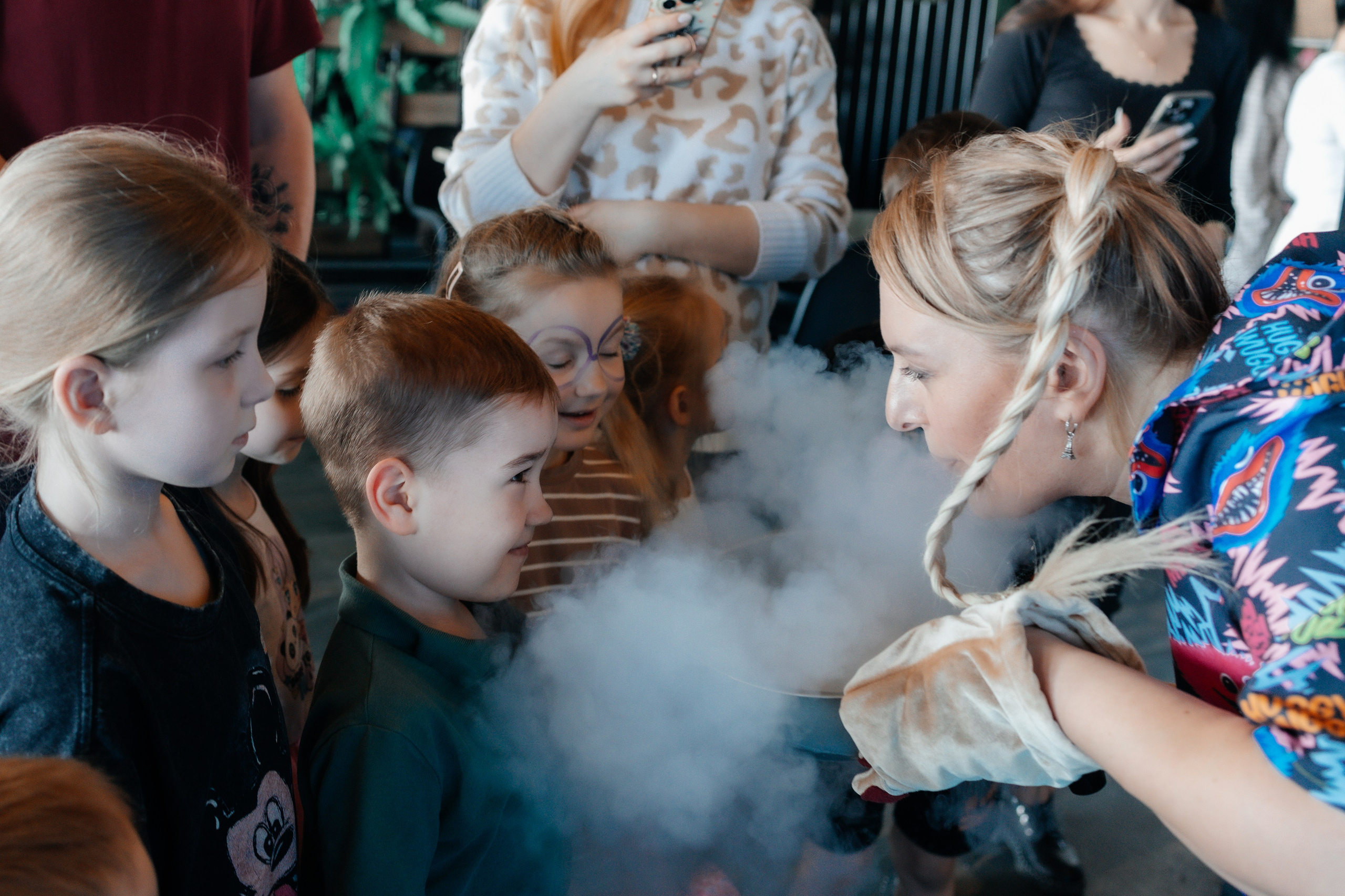 Шоу с жидким азотом. Семейный и детский фотограф в Славгороде Анастасия Винс