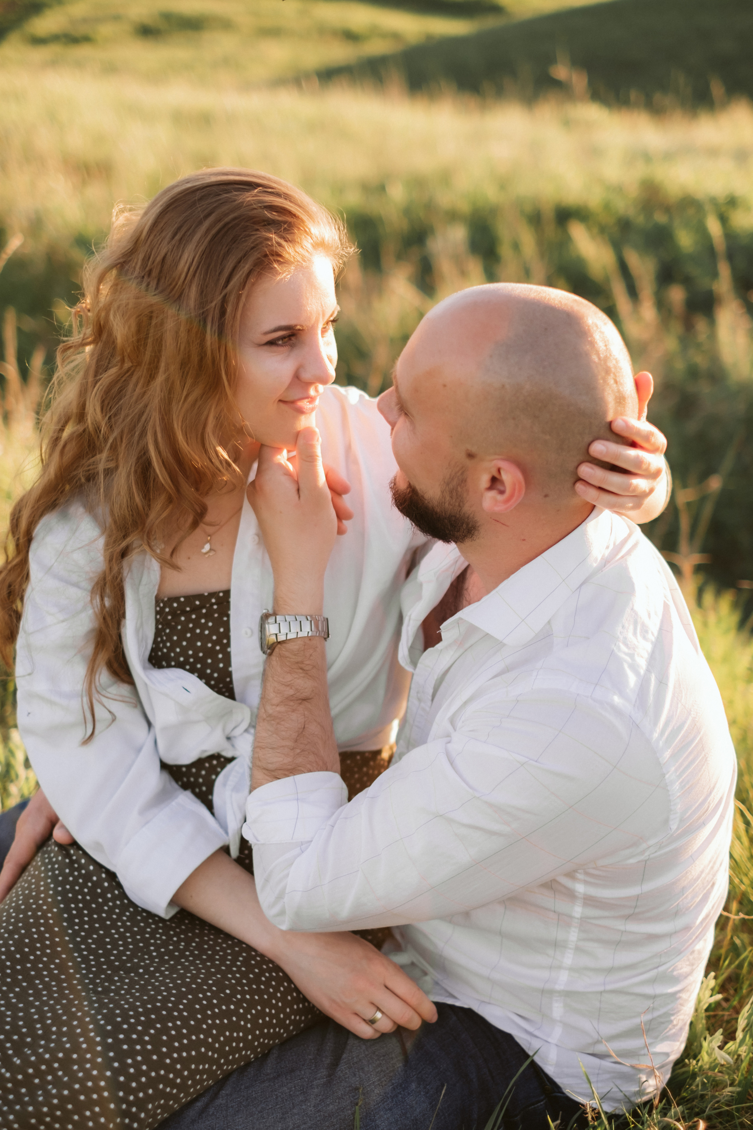 Семейная фотосессия в поле. Антонина Мезинова фотограф Михайловка и Волгоград