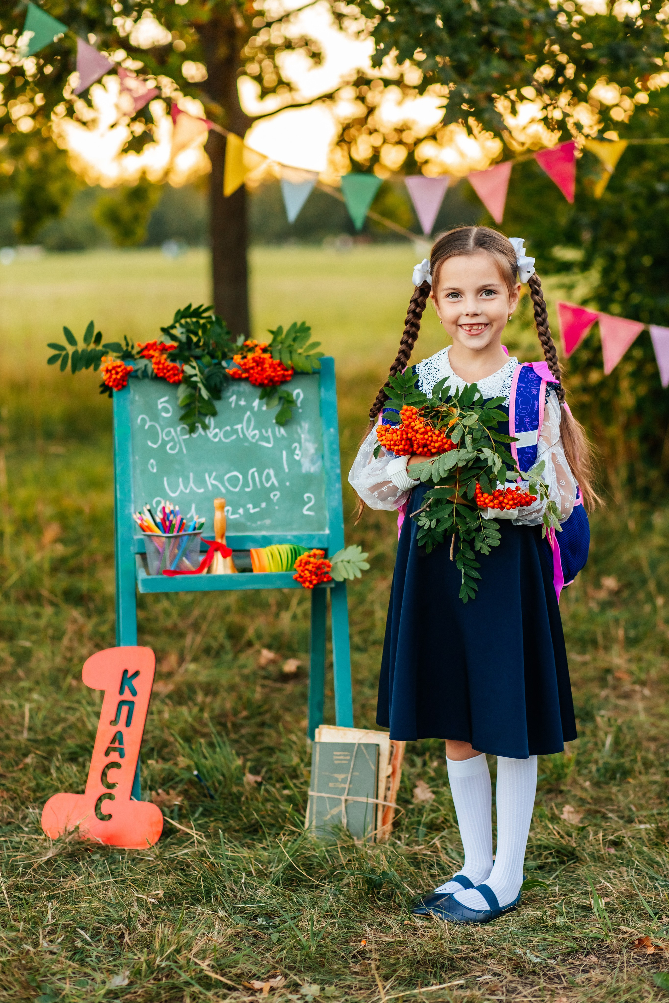 Школьная фотосессия в Петергофе