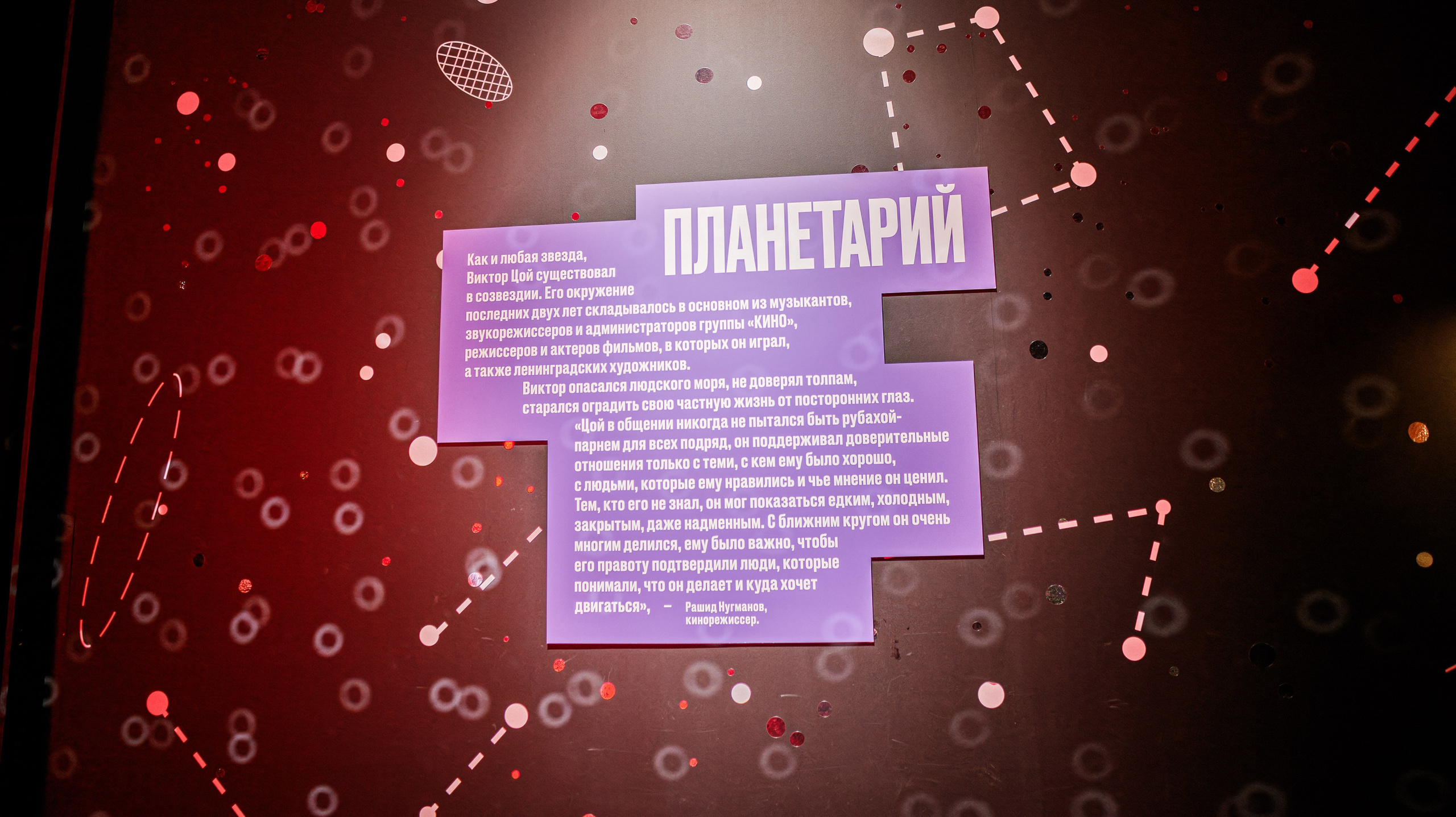 «Виктор Цой. Легенда» Выставка-байопик. Фотограф Балаев Михаил