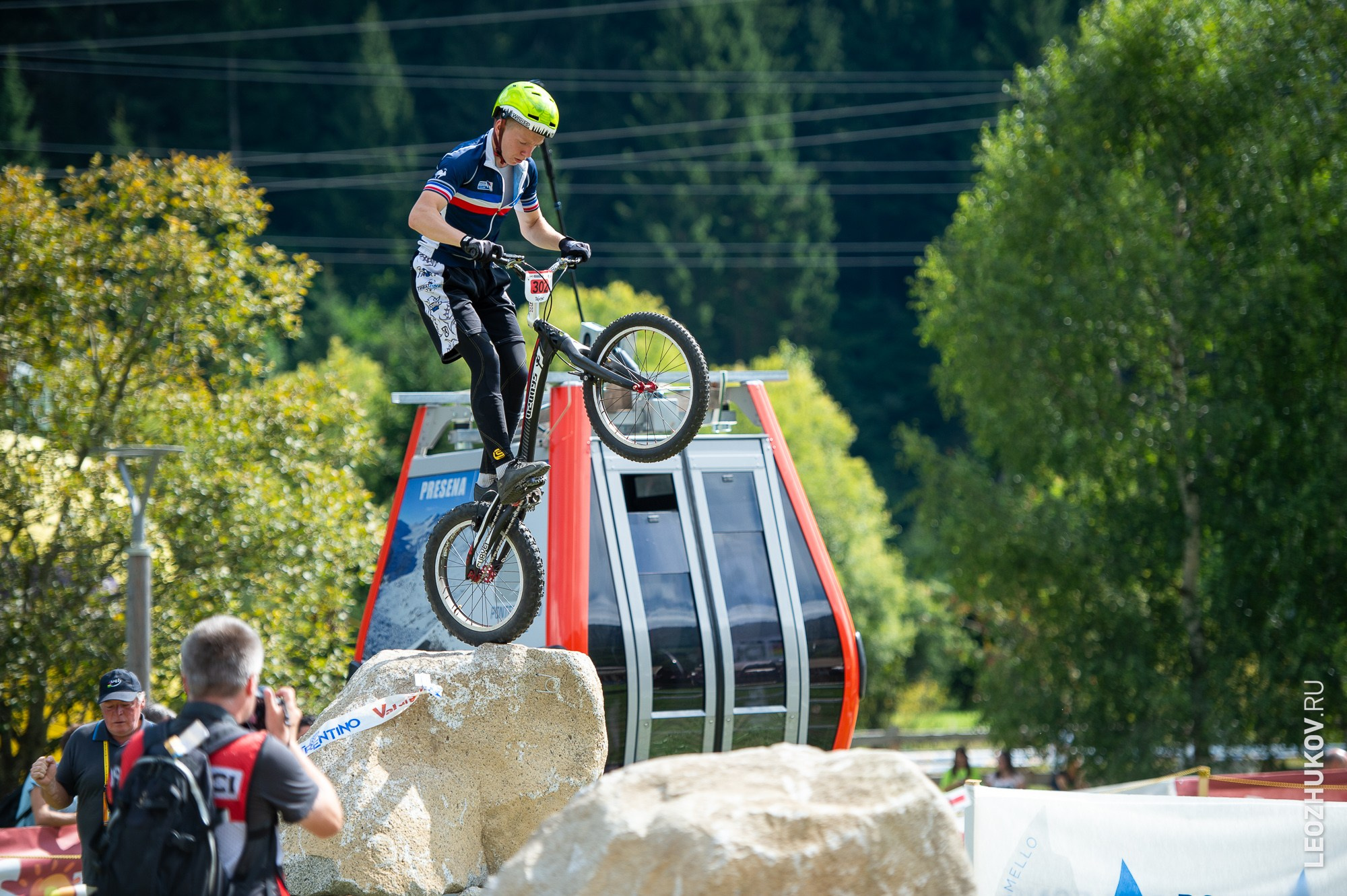UCI Trials World Championships 2016 — finals. Sports photographer Leonid Zhukov