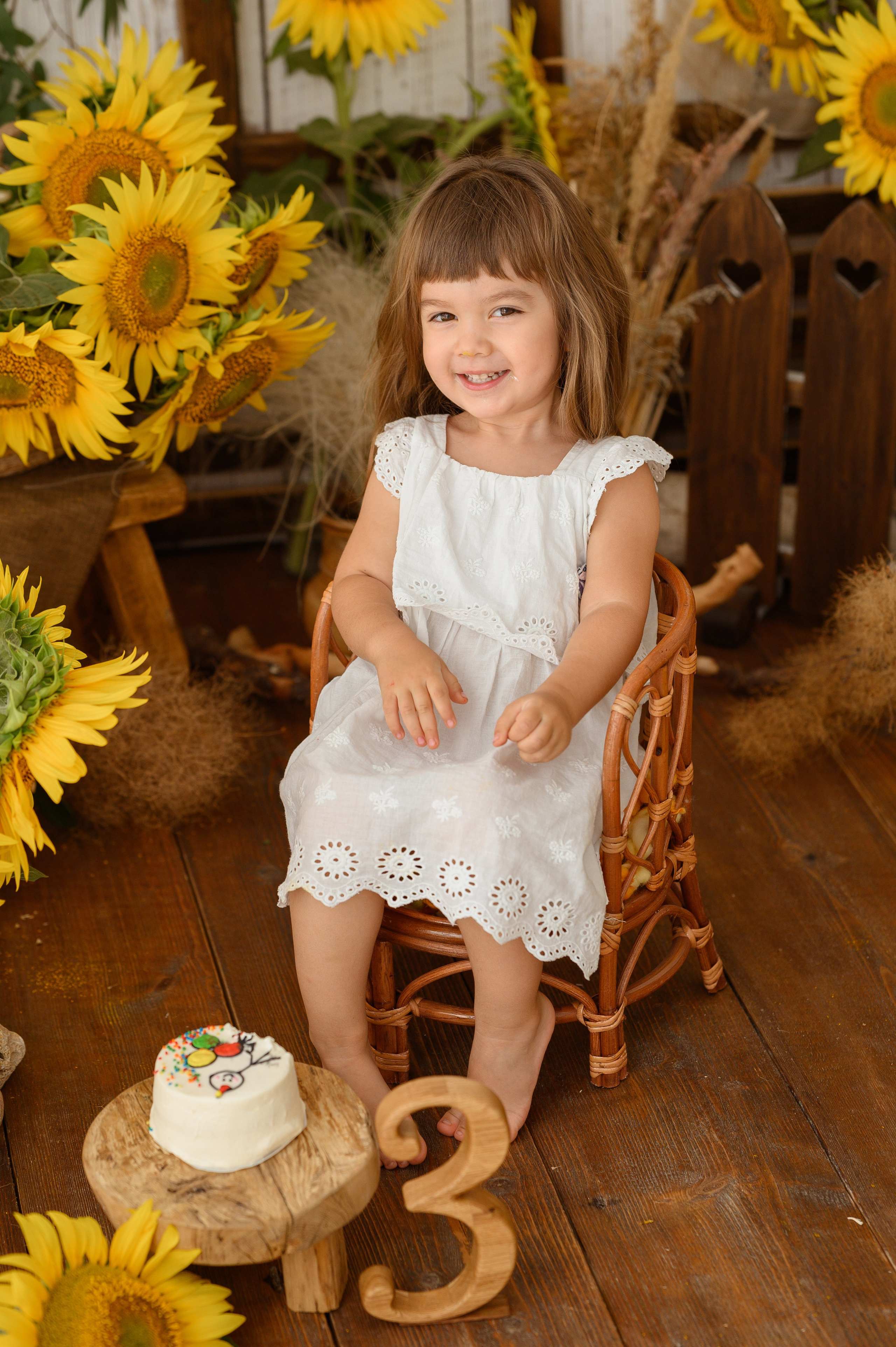 Альмина и подсолнухи. Детский и семейный фотограф Ирина Гладких