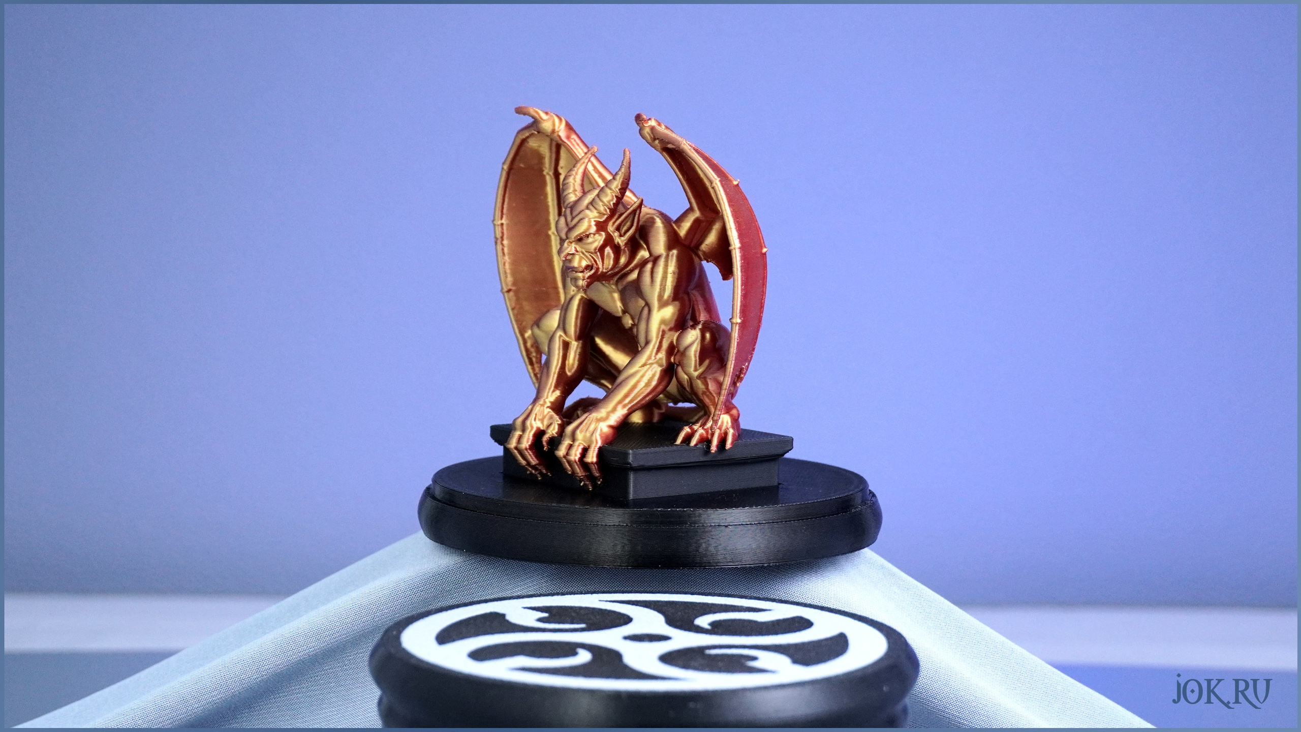 Горгулья декоративная, 3D‑печать, цвет‑хамелеон, для подарка