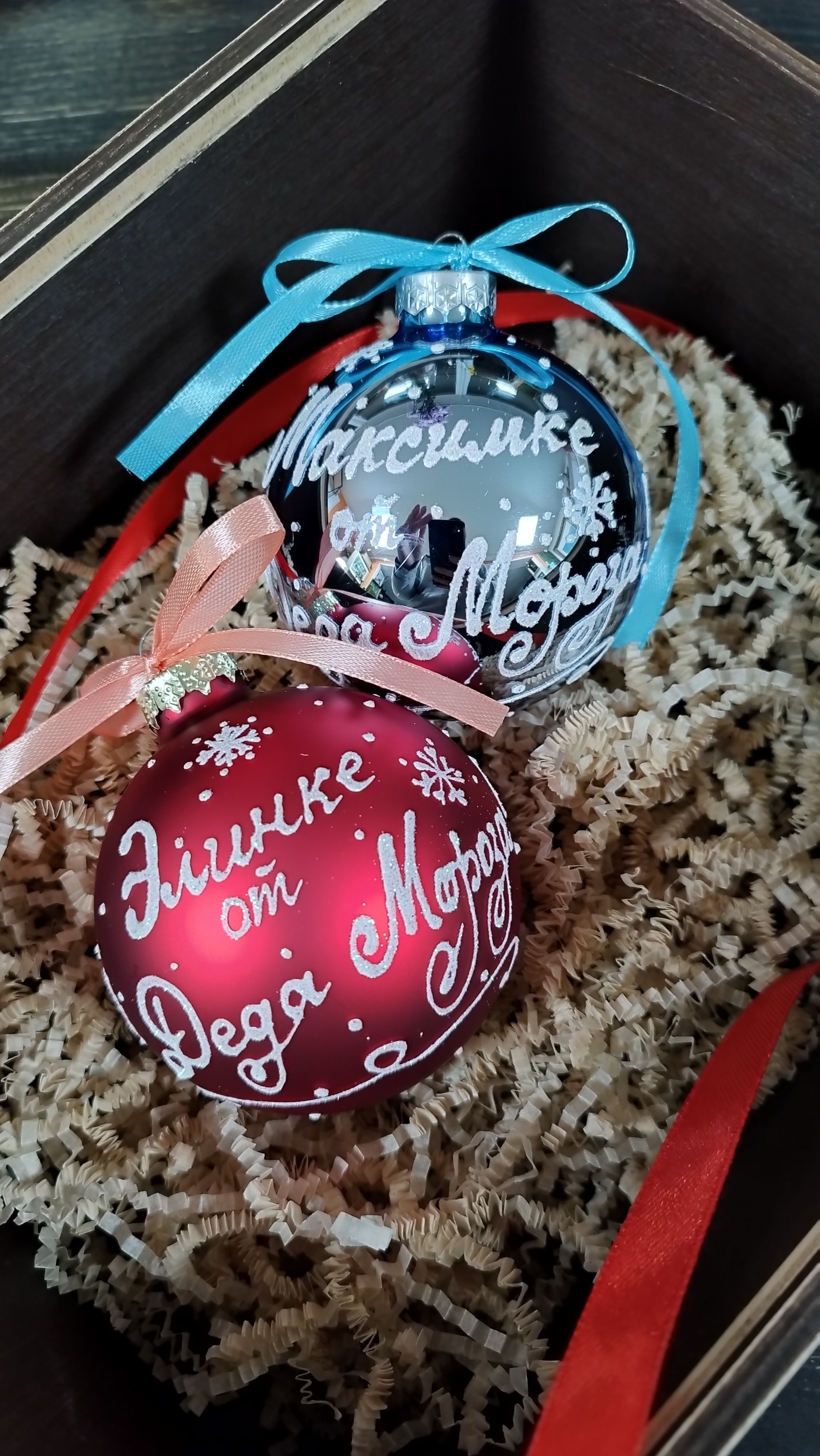 Елочный шар с росписью-Ваш лучший подарок на Новый Год. Арт-вечеринки и мастер-классы в Москве для взрослых и детей