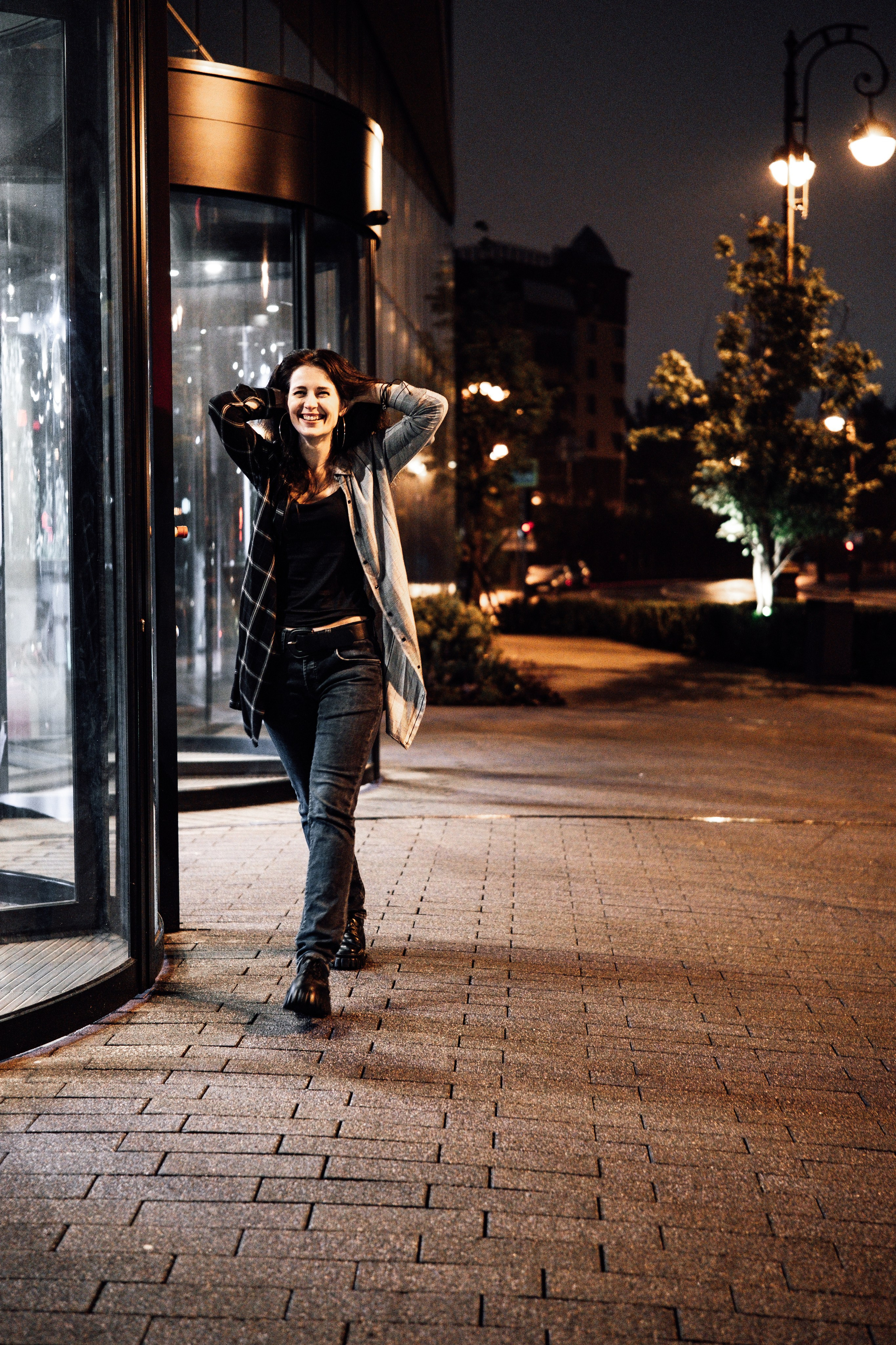 Ночная съёмка в городе. Фотограф и видеограф Анна Жагорина