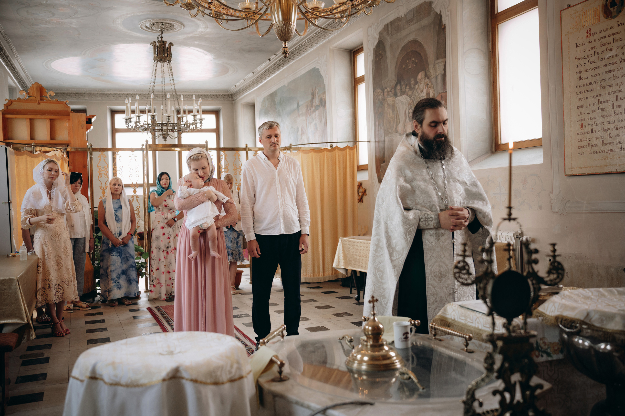 Фотограф на крещение в  Елоховском Кафедральном соборе Богоявления
