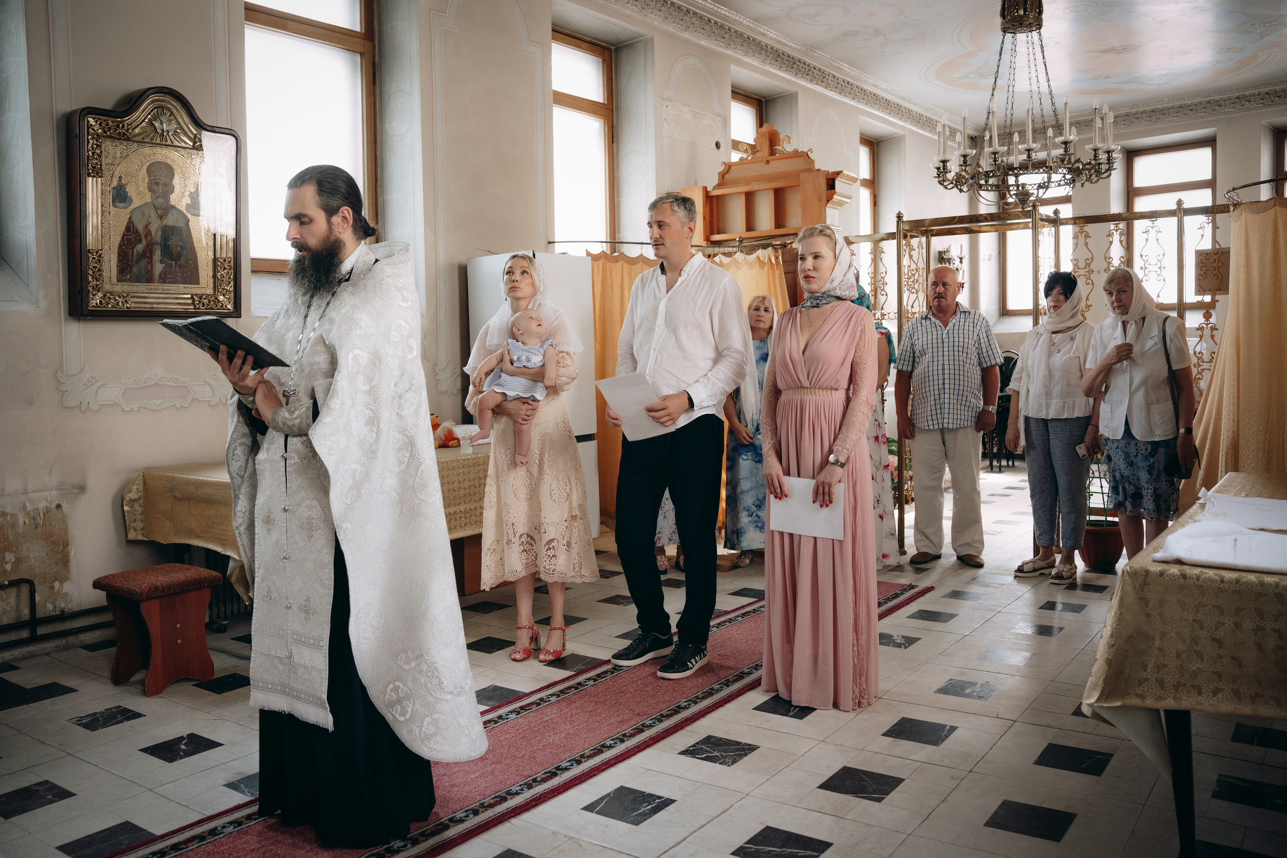 Фотограф на крещение в  Елоховском Кафедральном соборе Богоявления