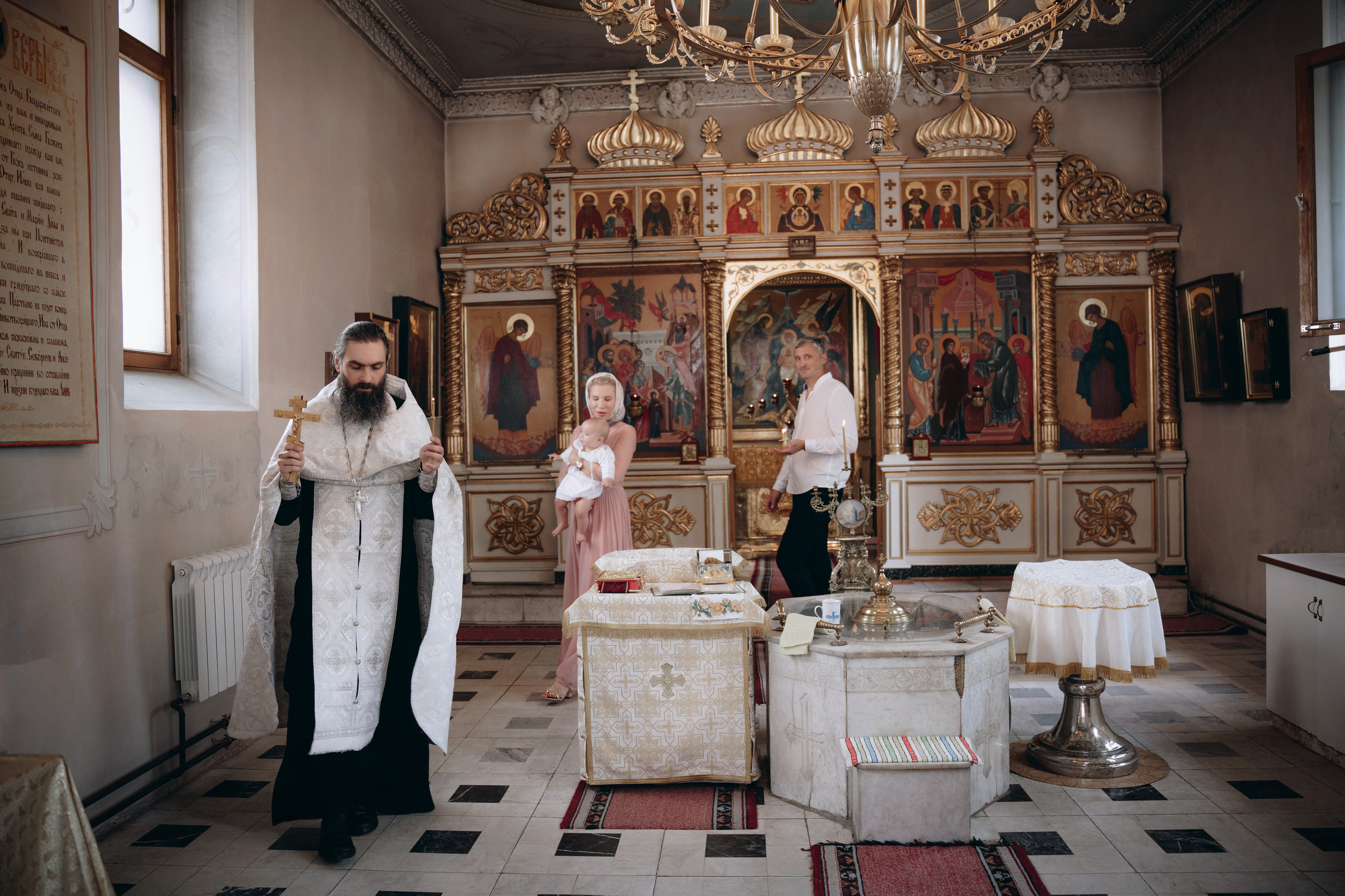 Фотограф на крещение в  Елоховском Кафедральном соборе Богоявления
