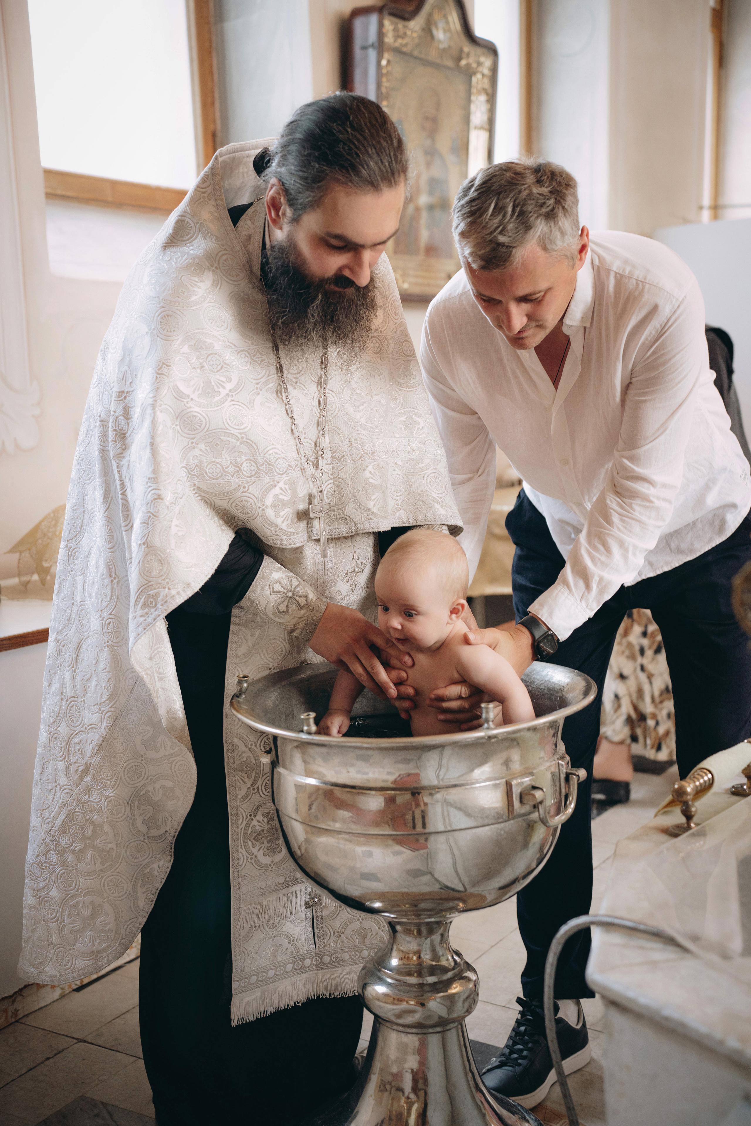 Фотограф на крещение в  Елоховском Кафедральном соборе Богоявления