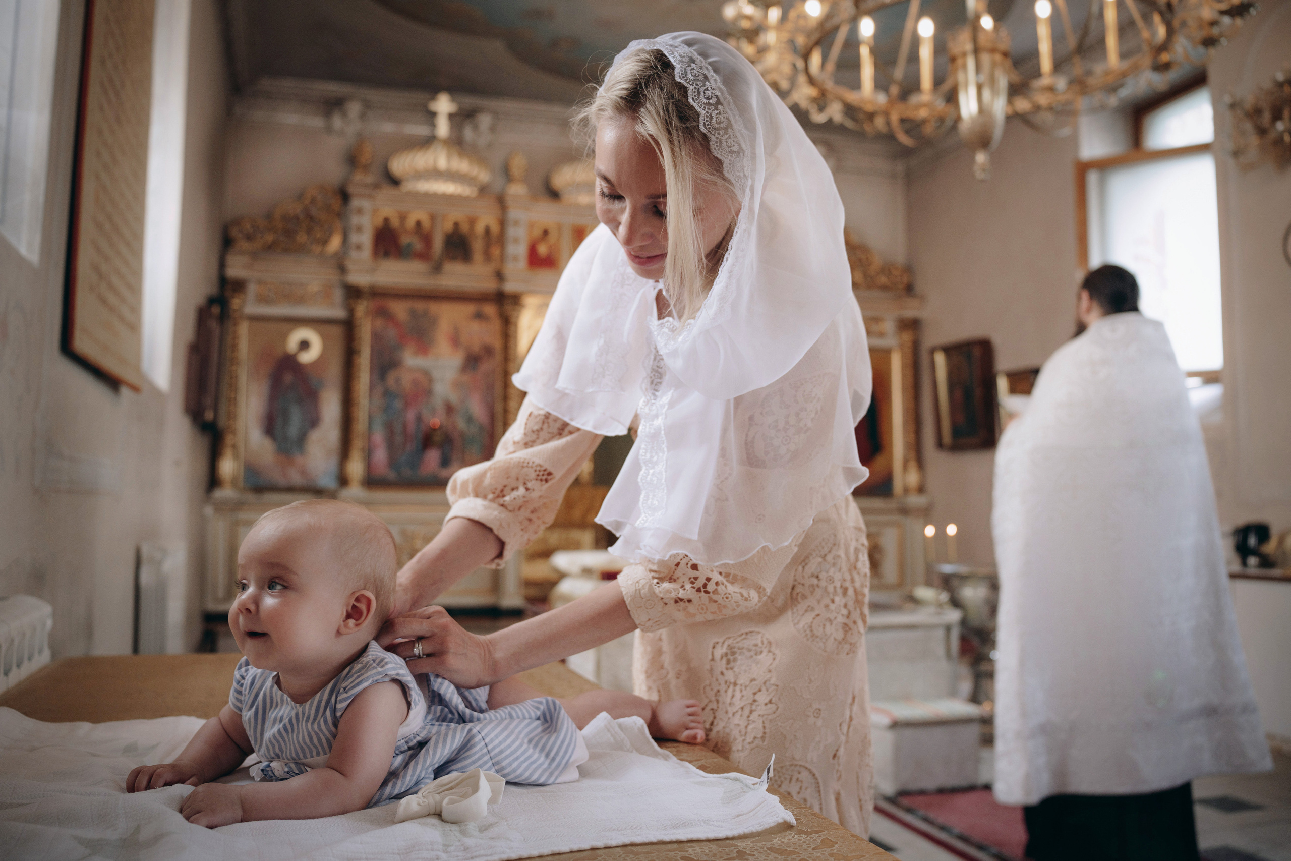 Фотограф на крещение в  Елоховском Кафедральном соборе Богоявления