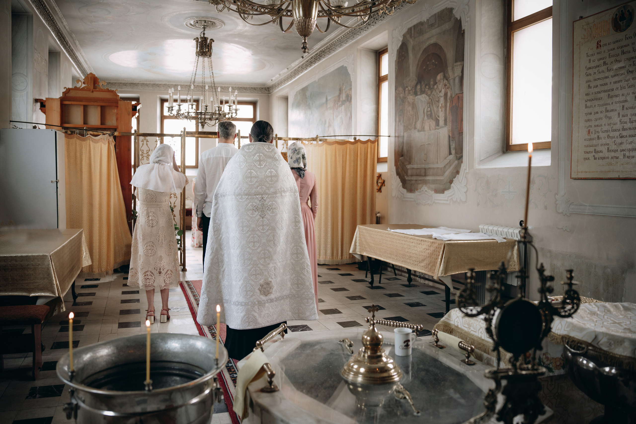 Фотограф на крещение в  Елоховском Кафедральном соборе Богоявления